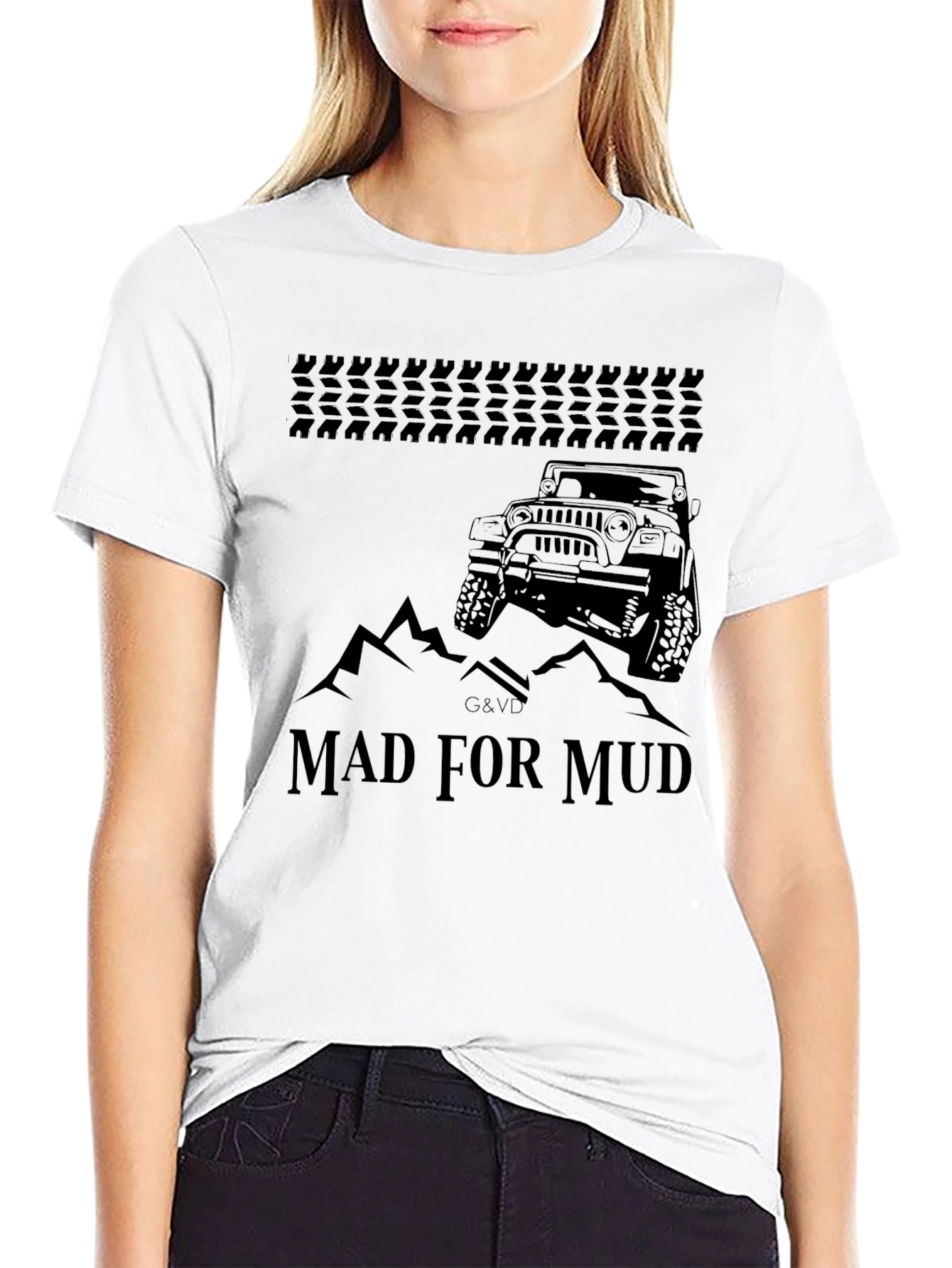 Mad For Mud Black Graphic Tee