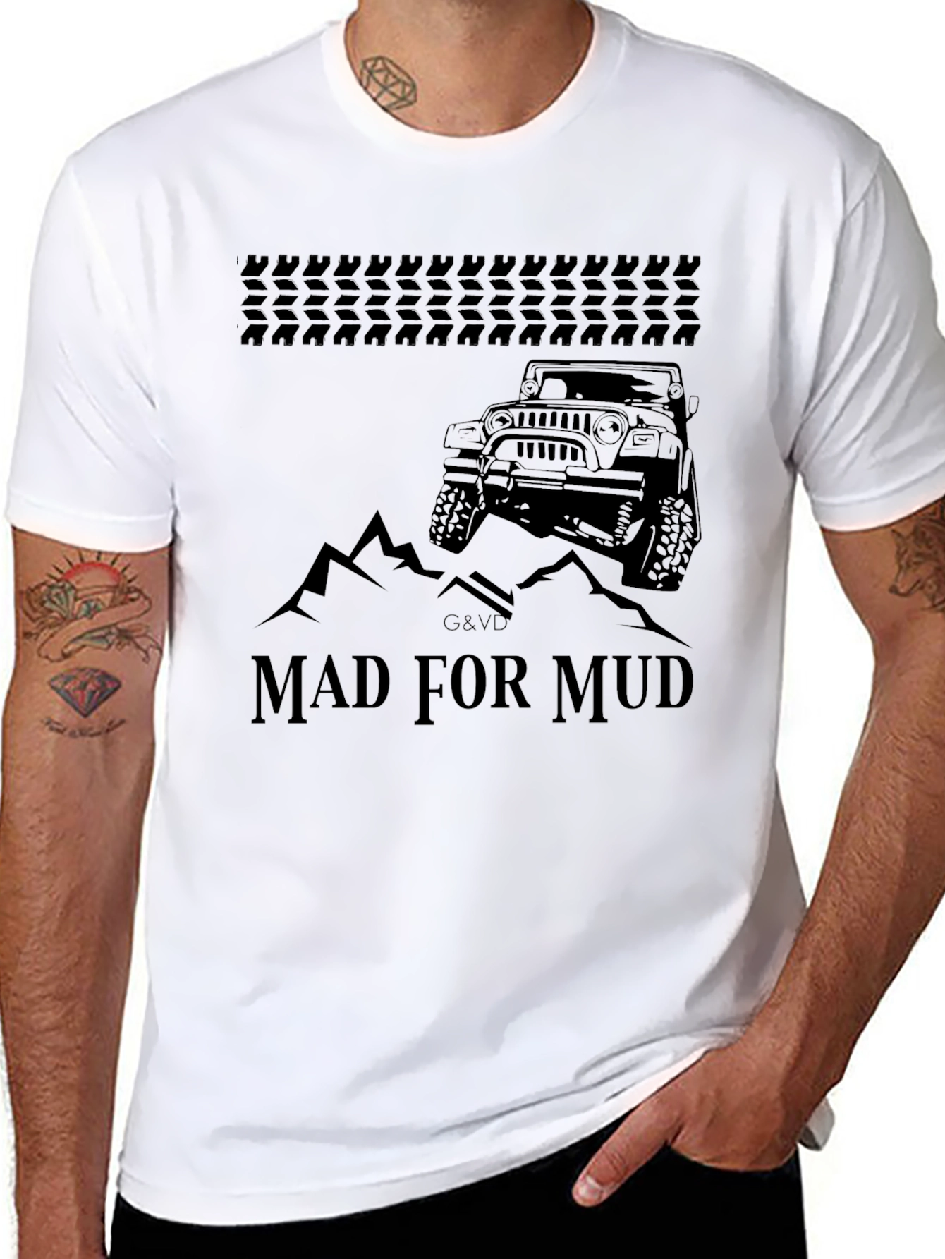 Mad For Mud Black Graphic Tee
