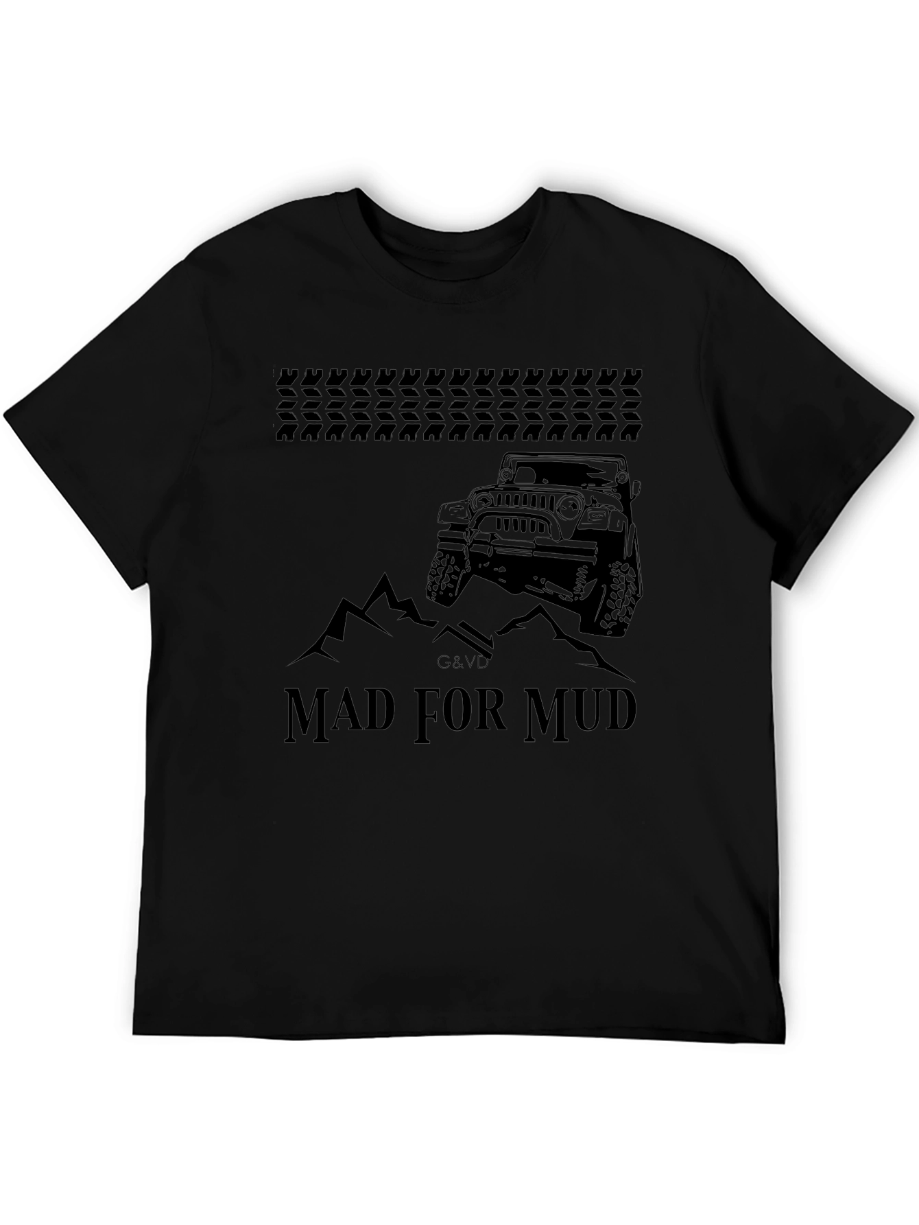 Mad For Mud Black Graphic Tee
