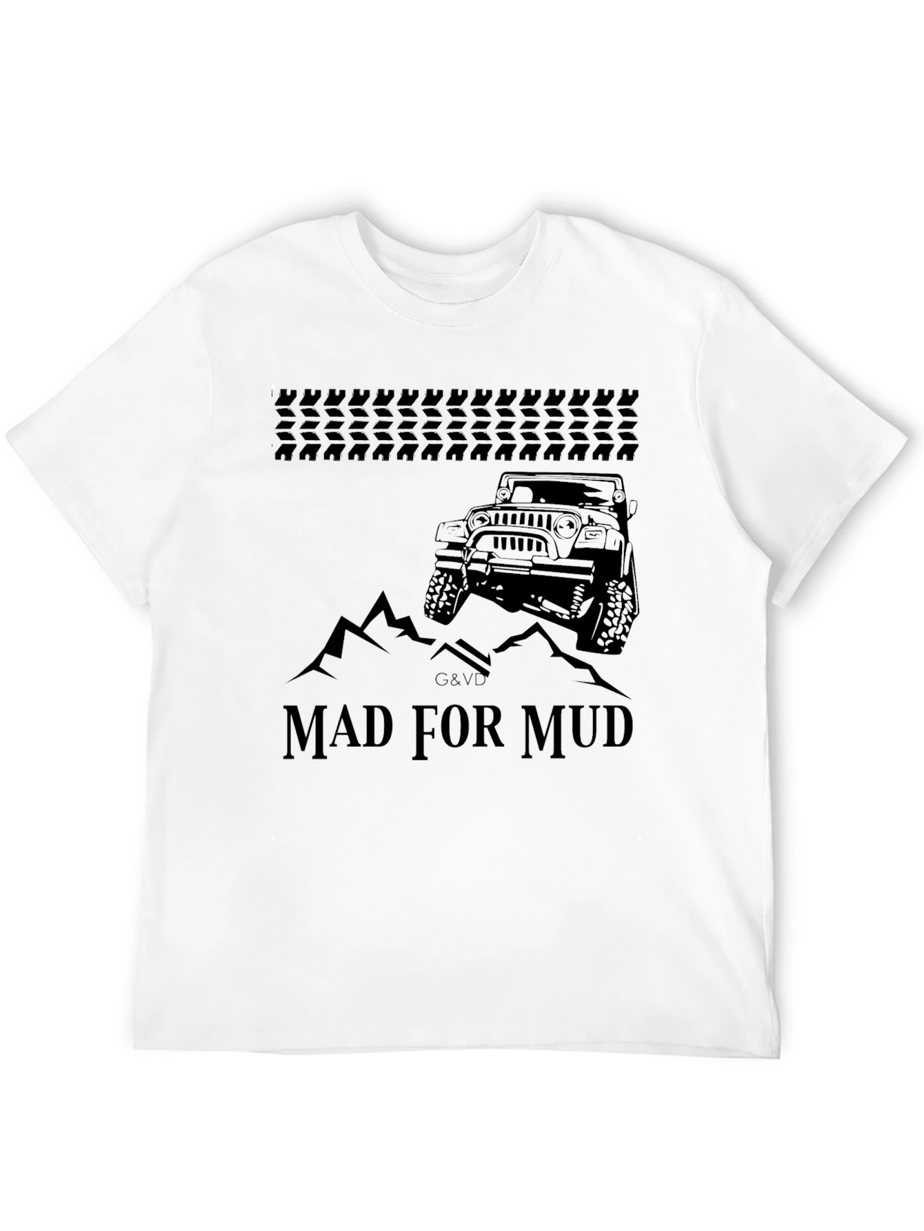 Mad For Mud Black Graphic Tee