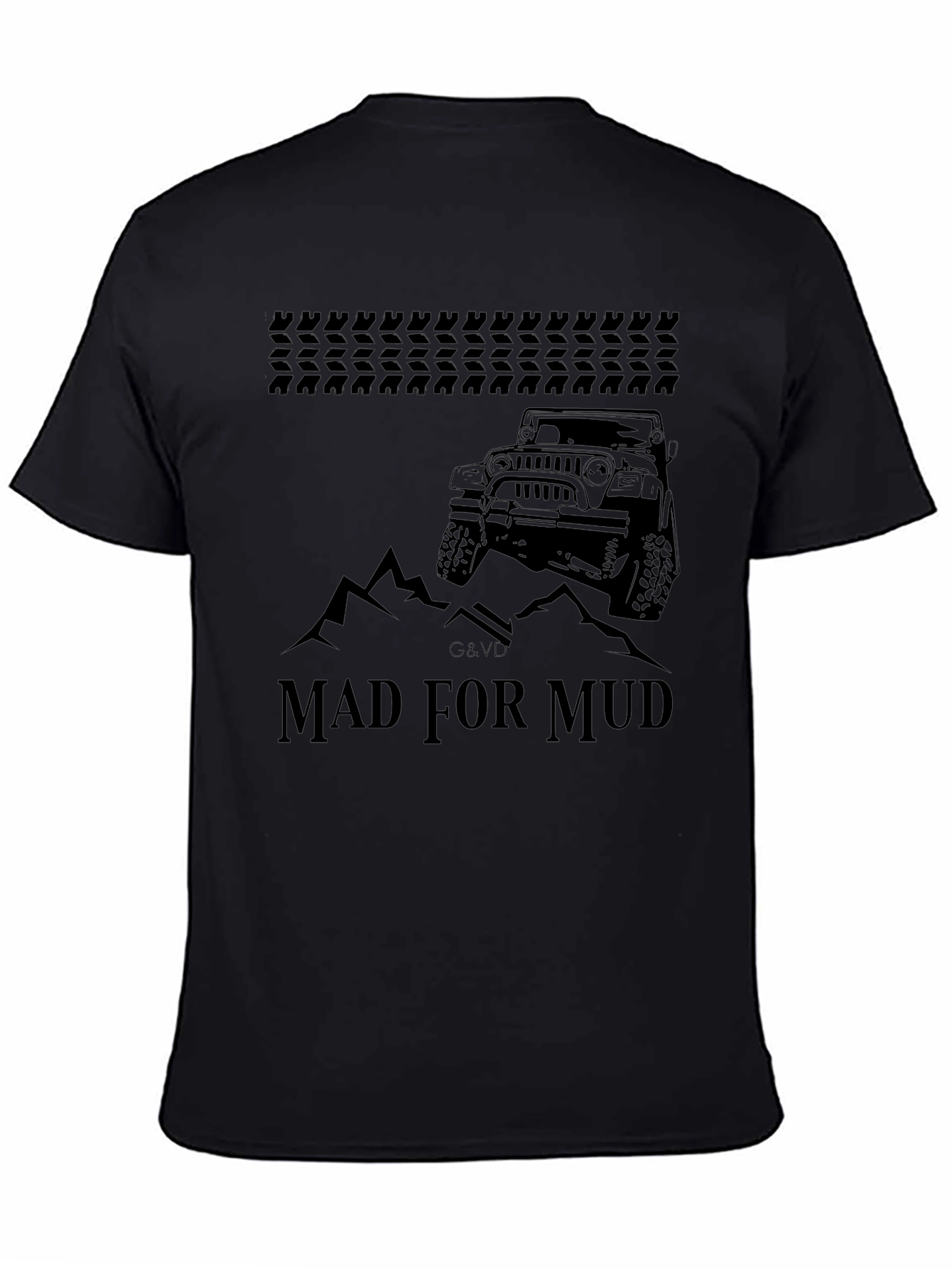 Mad For Mud Black Graphic Tee