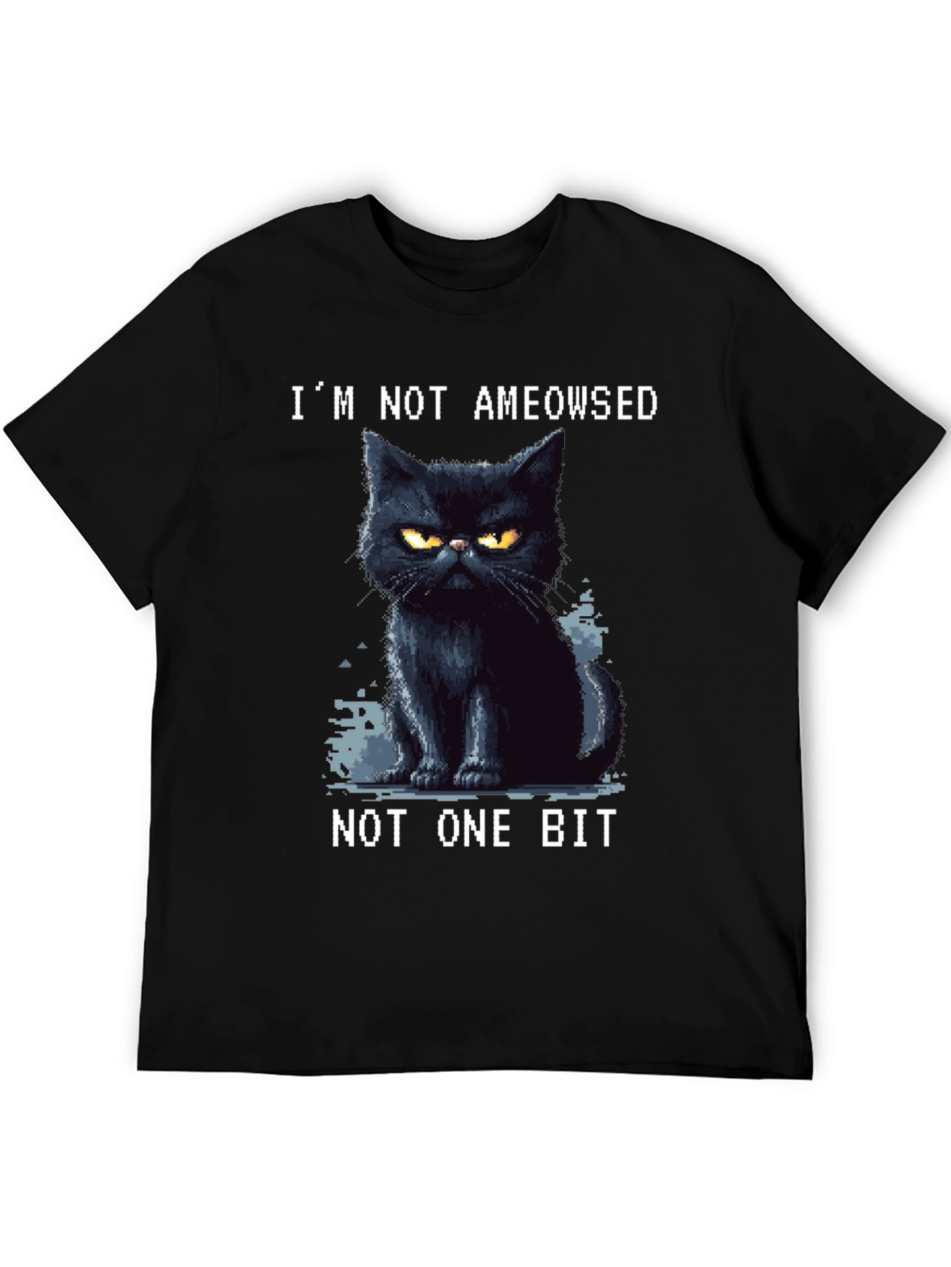 Im Not Ameowsed Cat Graphic T-Shirt