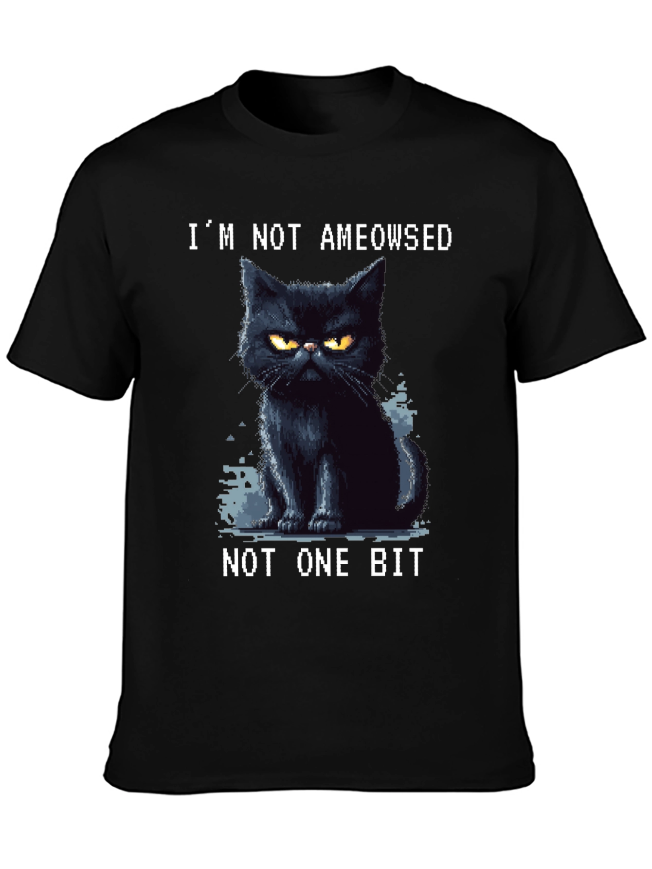 Im Not Ameowsed Cat Graphic T-Shirt