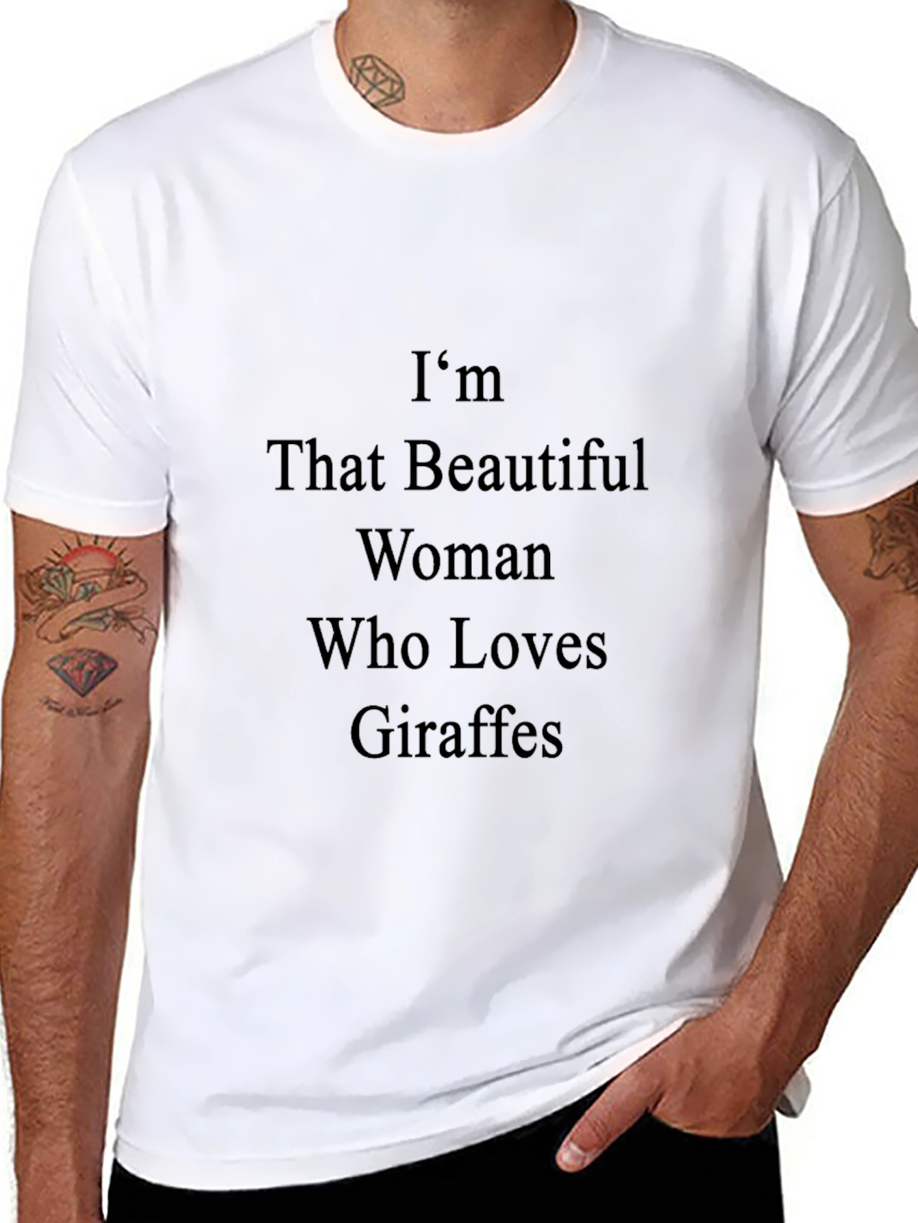 Im That Beautiful Woman Who Loves Giraffes T-Shirt