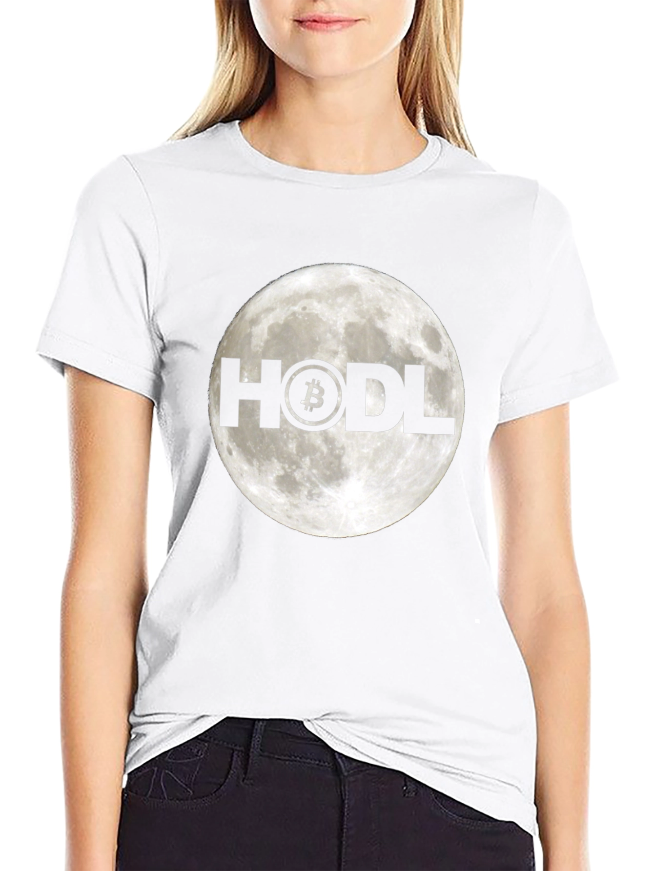 HODL Bitcoin Moon T-Shirt - Crypto Investor Tee
