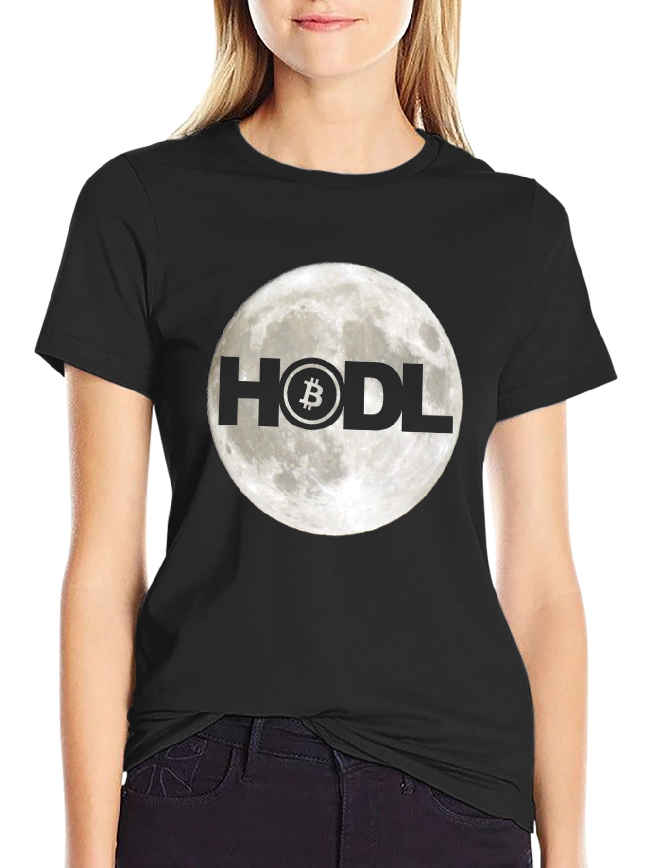 HODL Bitcoin Moon T-Shirt - Crypto Investor Tee