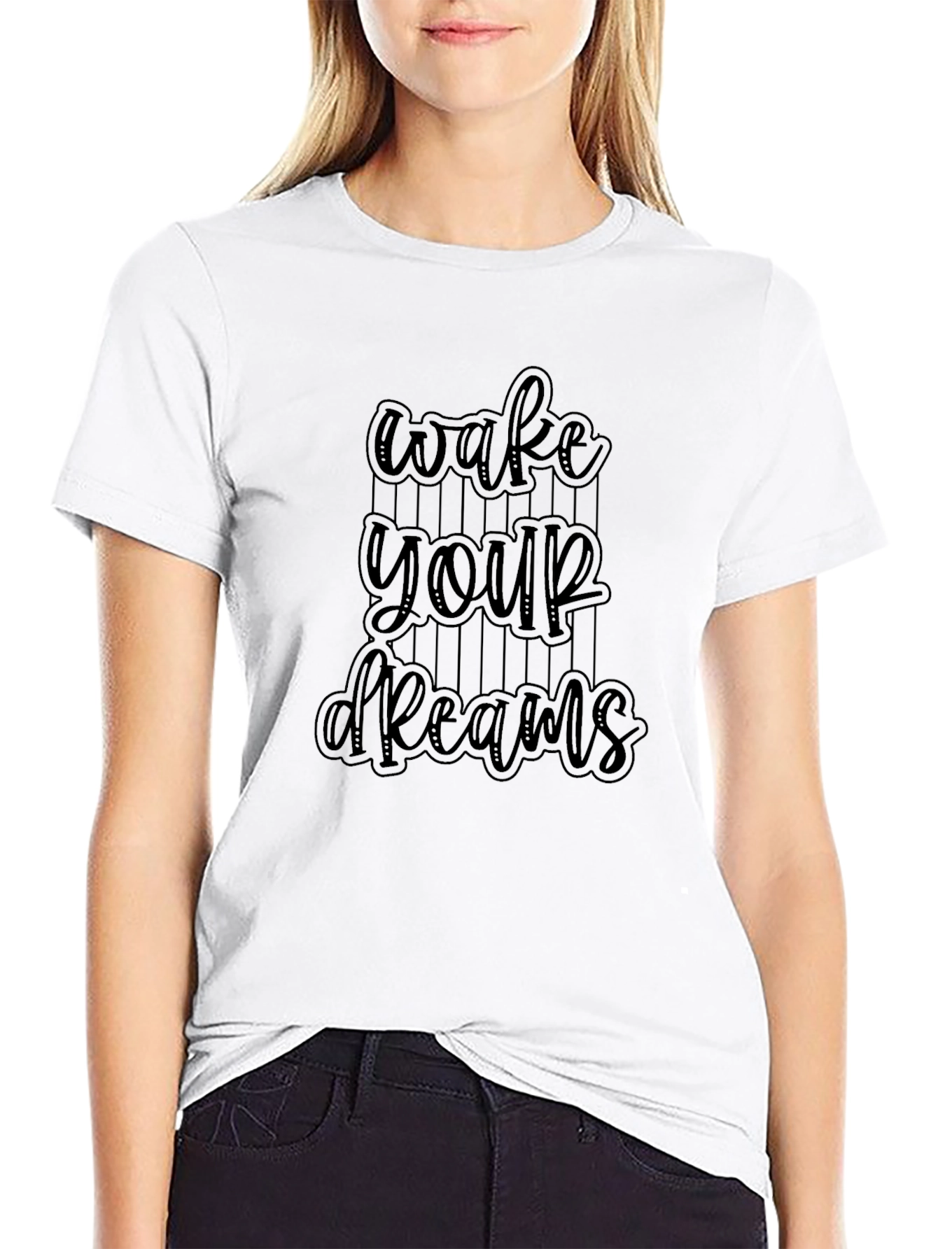 Wake Your Dreams T-Shirt - Black