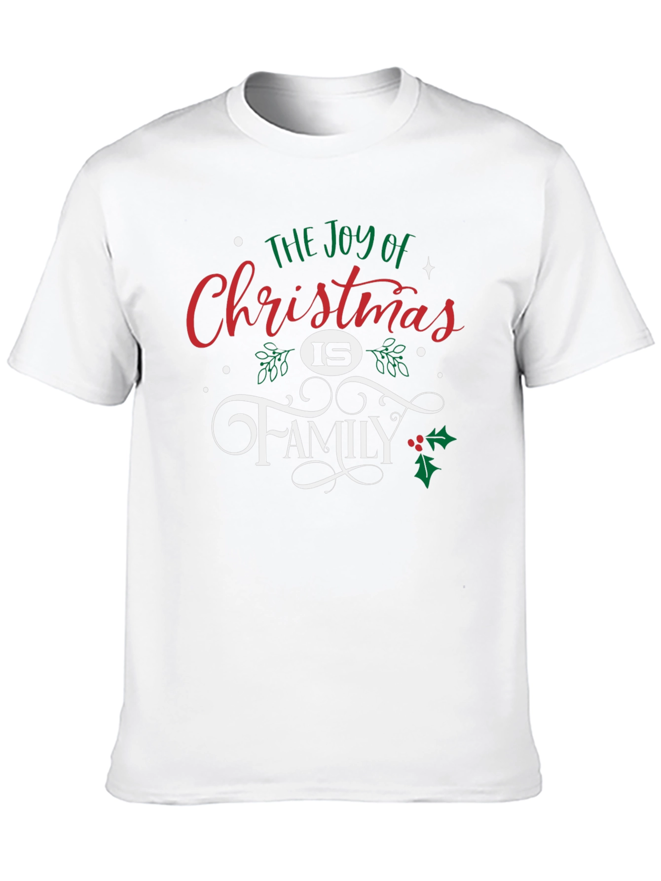 Joy of Christmas Family Holiday T-Shirt
