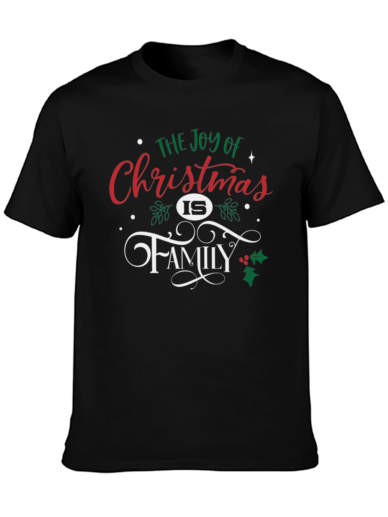 Joy of Christmas Family Holiday T-Shirt