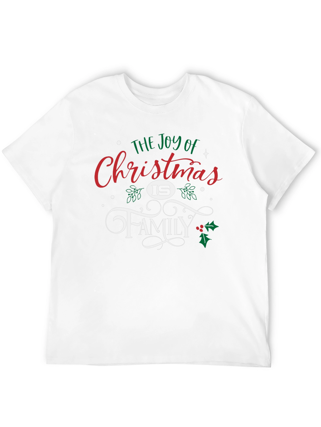 Joy of Christmas Family Holiday T-Shirt