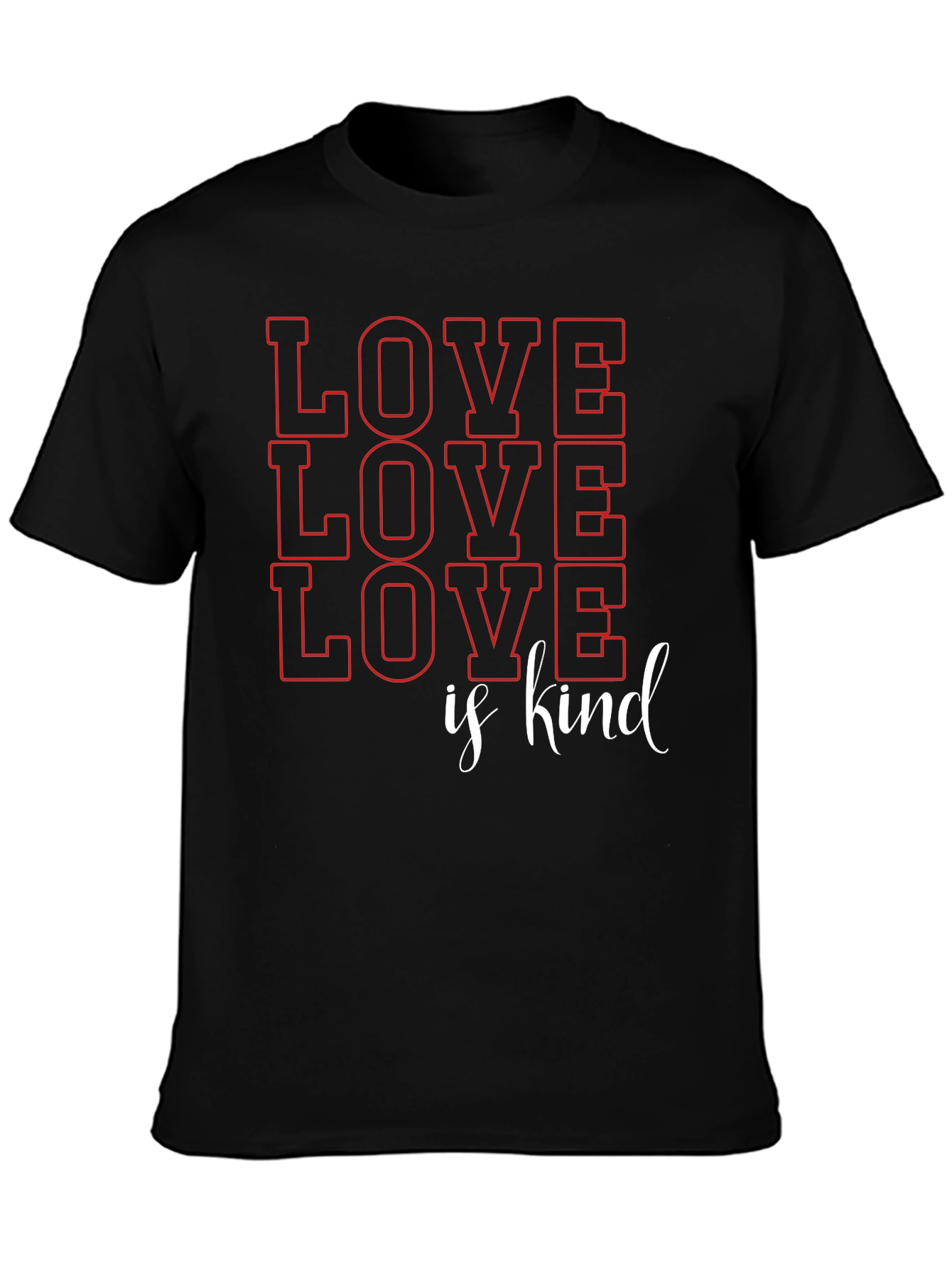 Love is Kind Graphic T-Shirt - Black