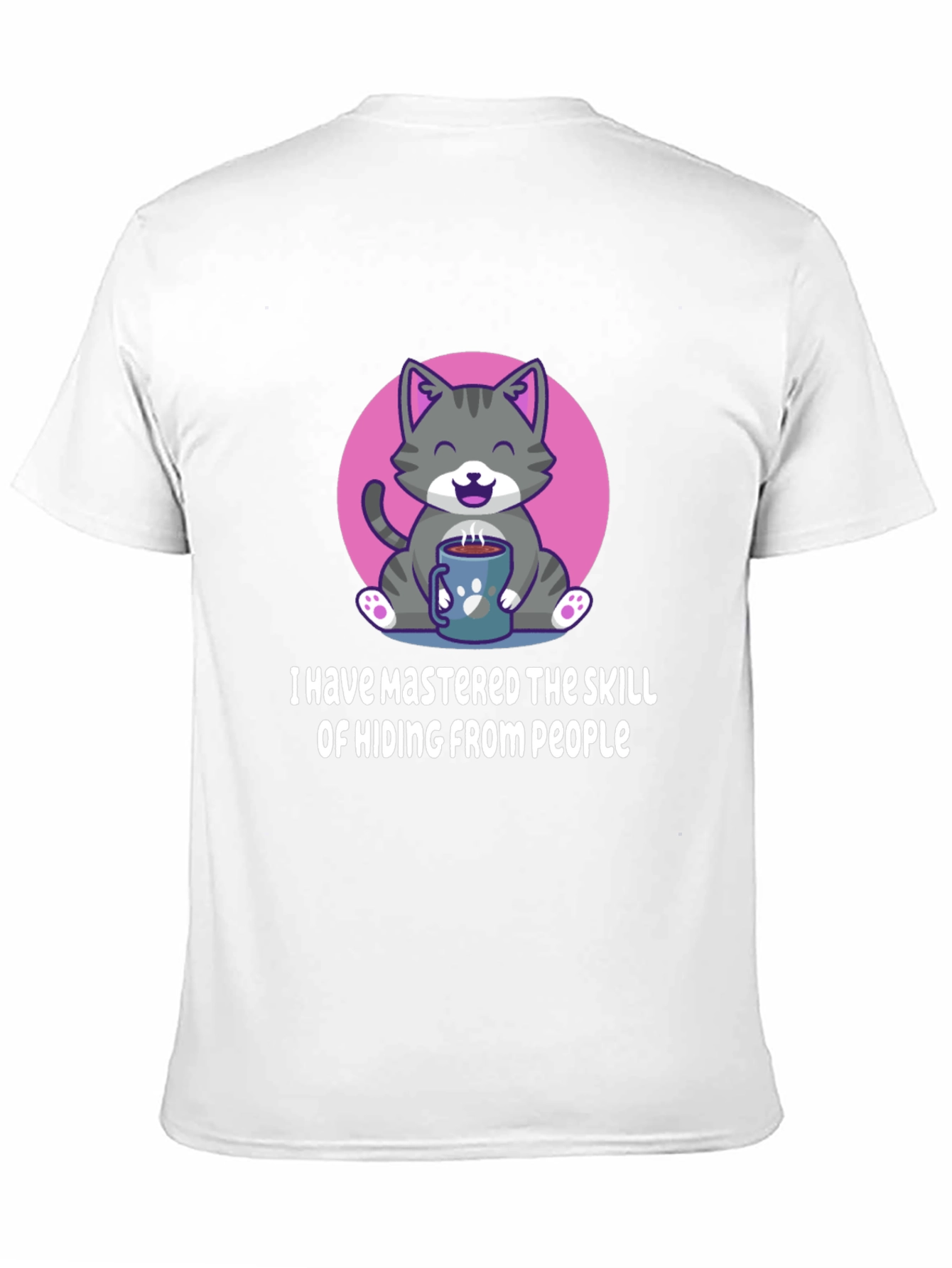 Hiding Cat Graphic Tee
