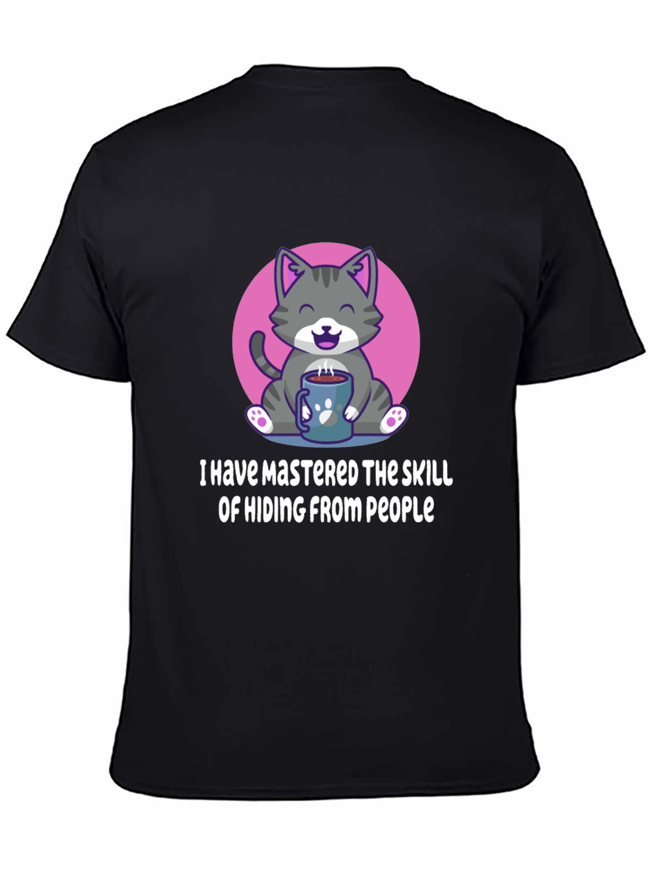 Hiding Cat Graphic Tee