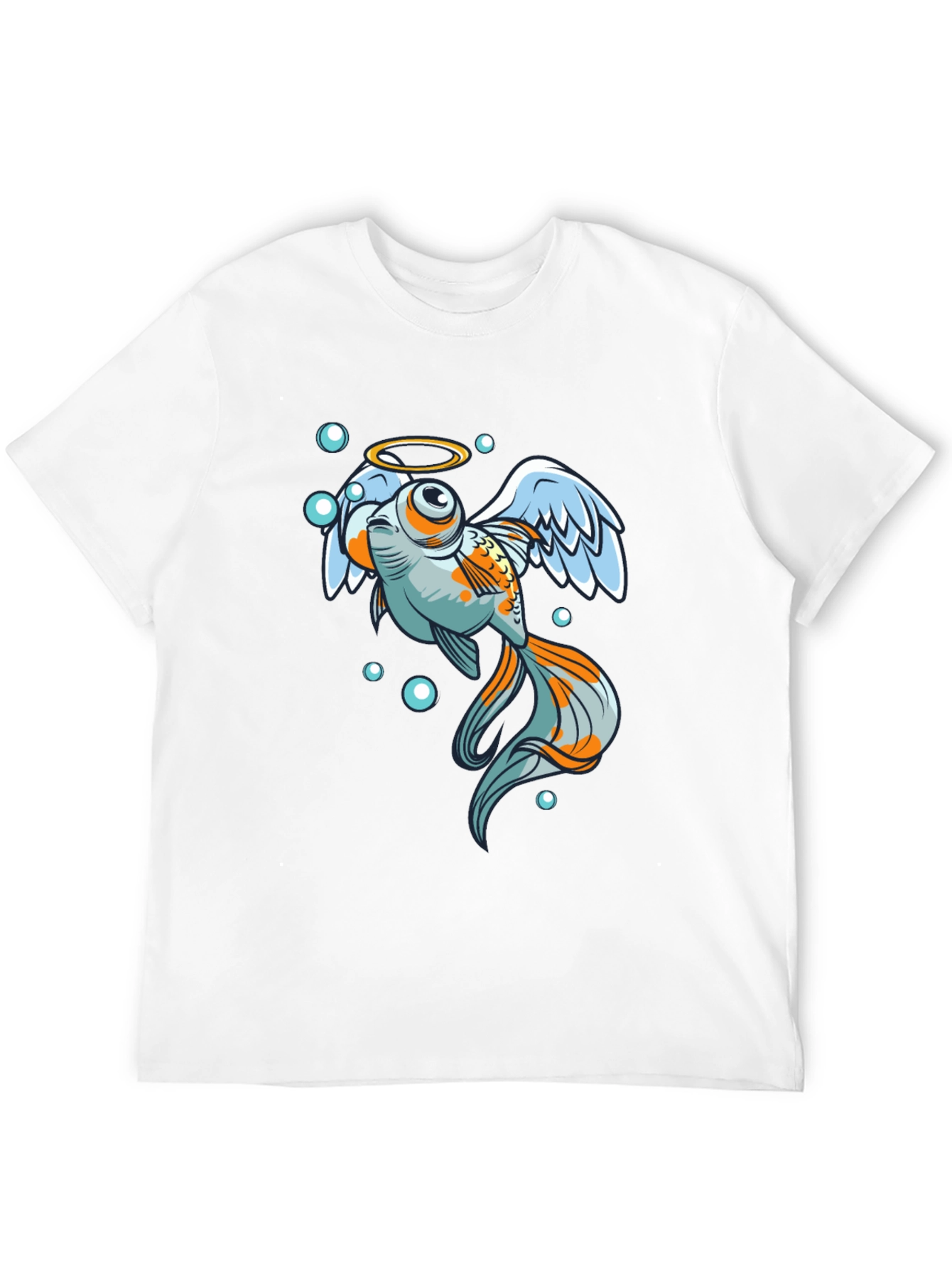 Angel Fish Graphic Tee - Black