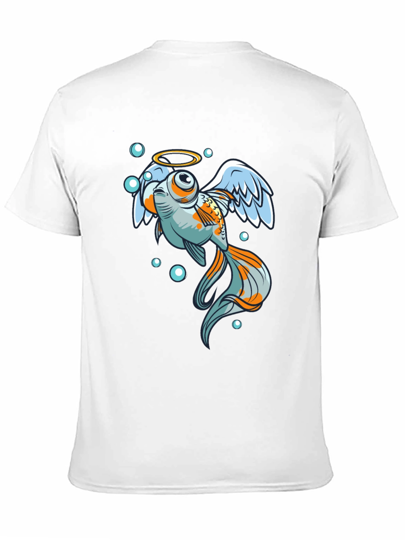 Angel Fish Graphic Tee - Black