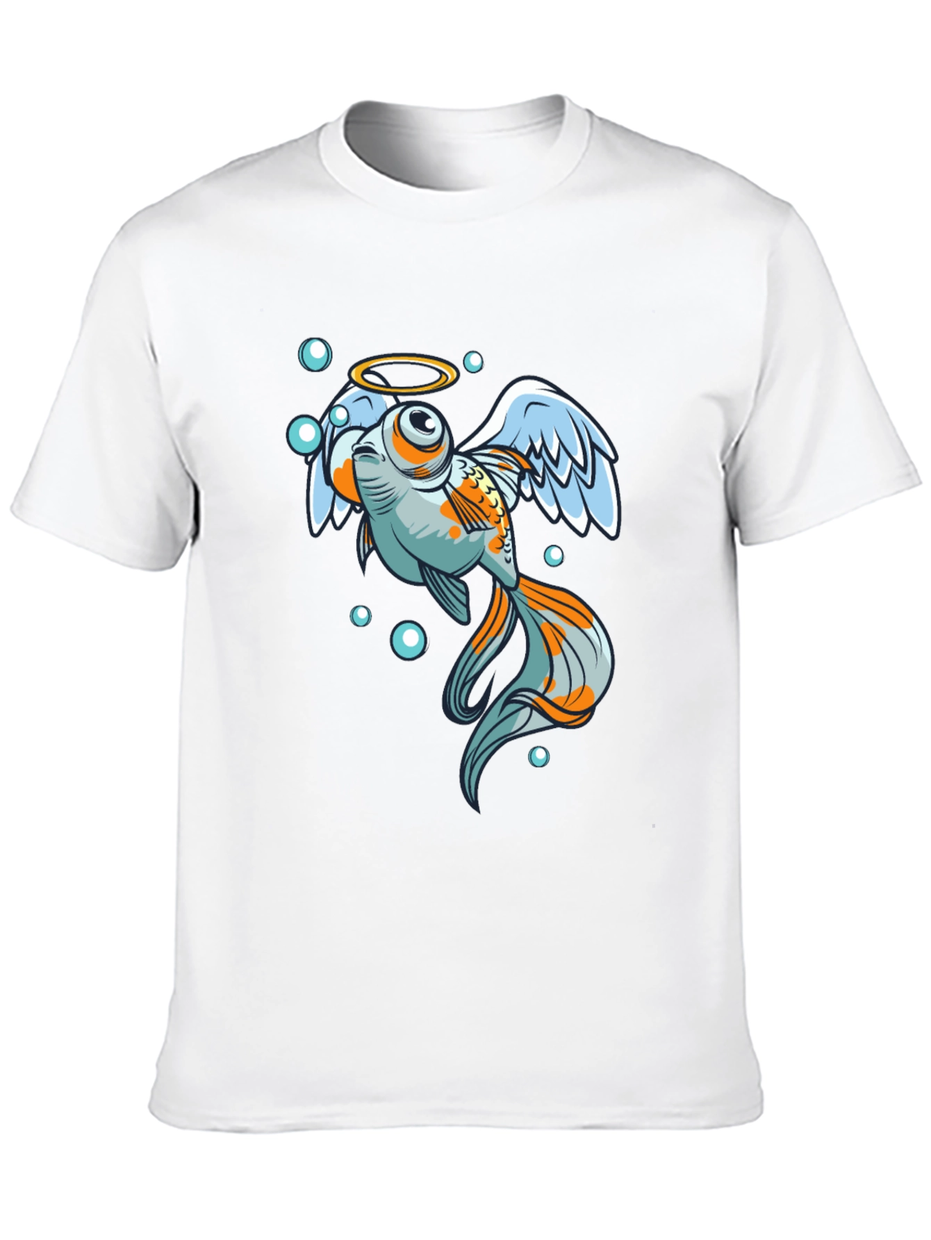 Angel Fish Graphic Tee - Black
