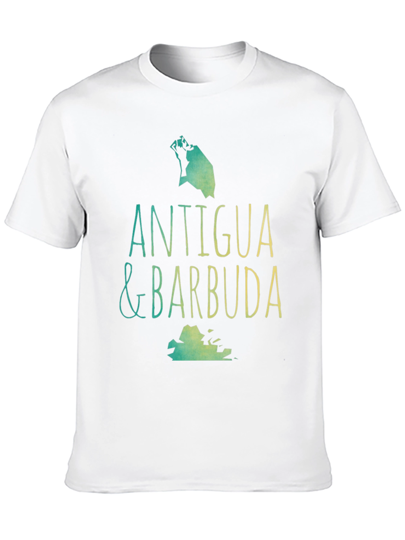 Antigua & Barbuda T-Shirt - Island Map Souvenir