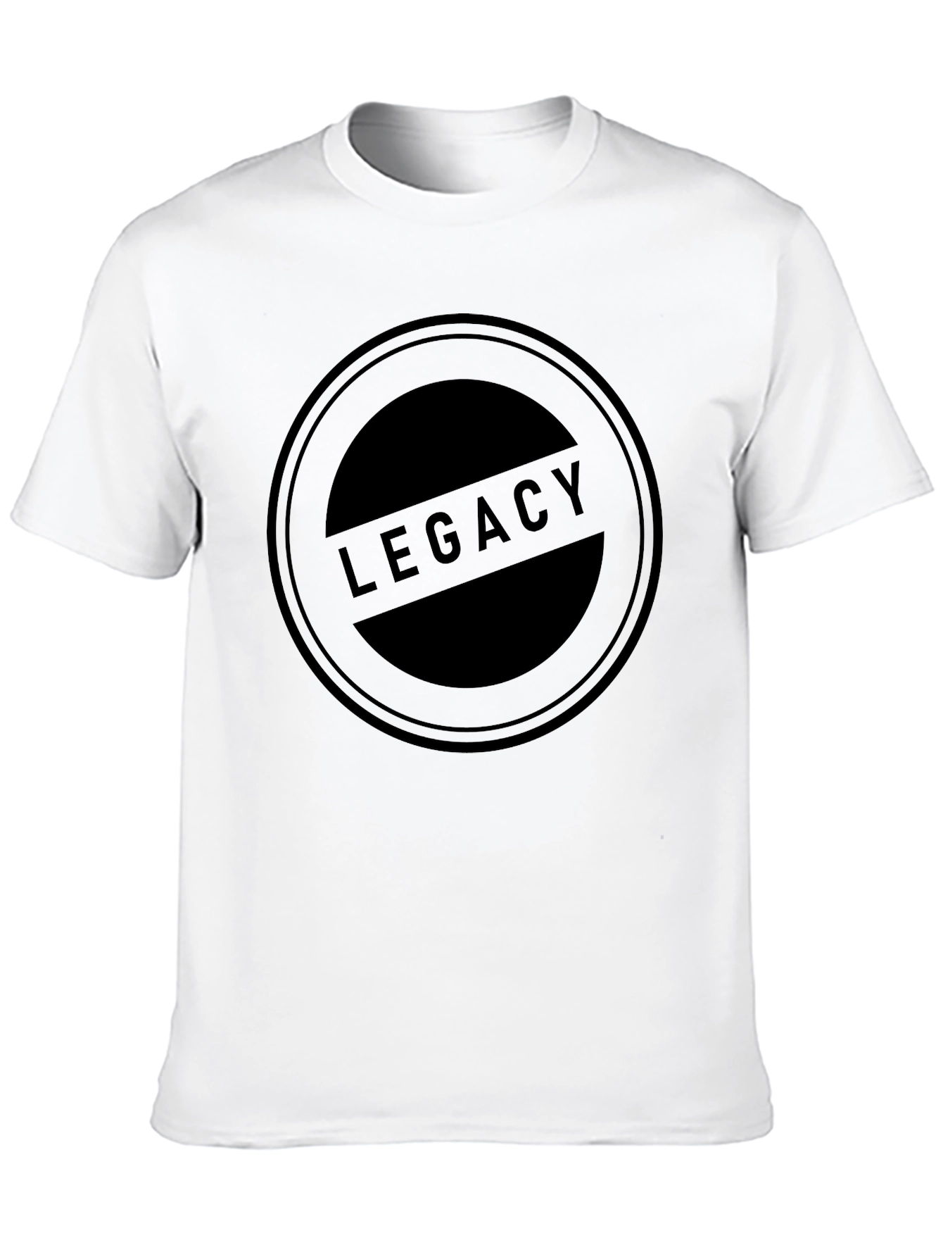 Legacy Graphic Print T-Shirt - Black