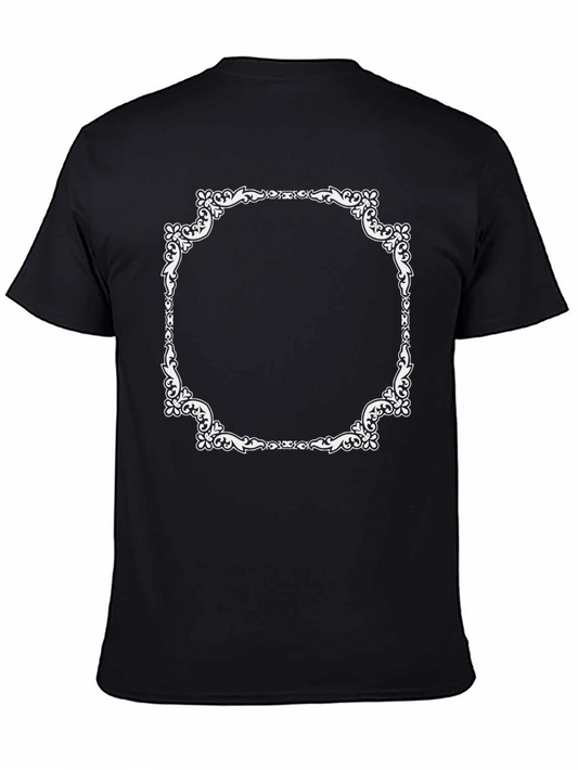 Ornate Frame Black T-Shirt