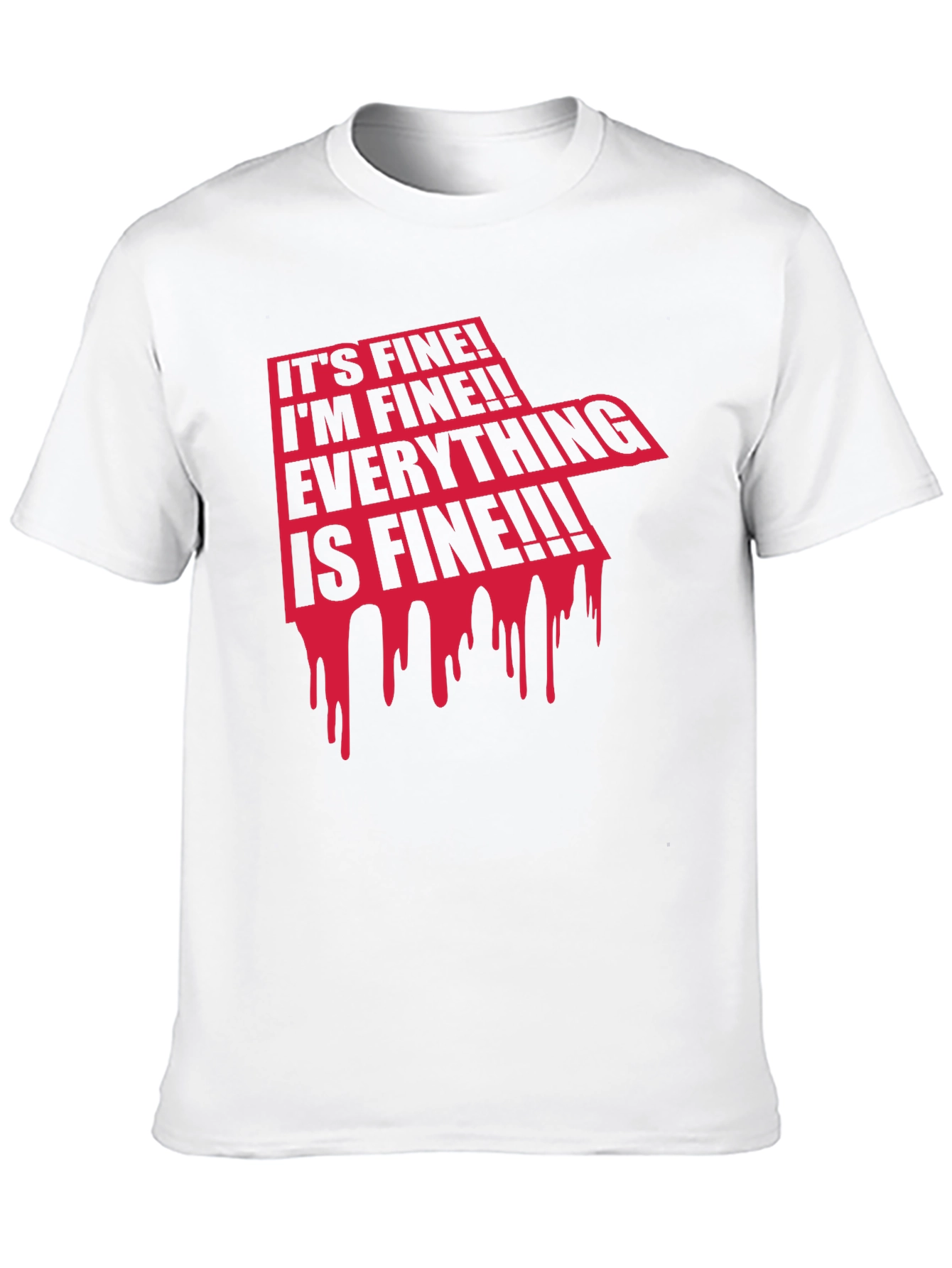 Its Fine! Graphic Print Tee
