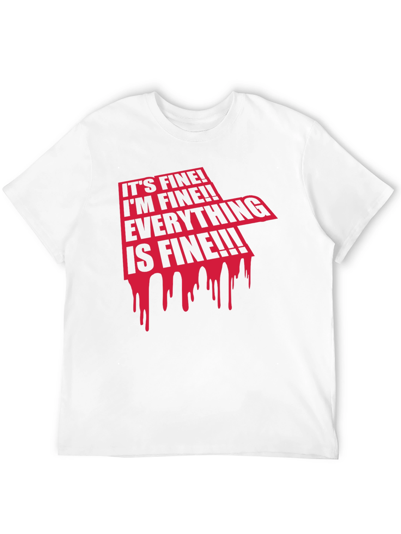 Its Fine! Graphic Print Tee