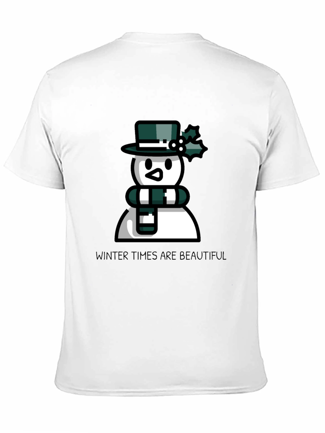 Winter Times are Beautiful Black T-Shirt
