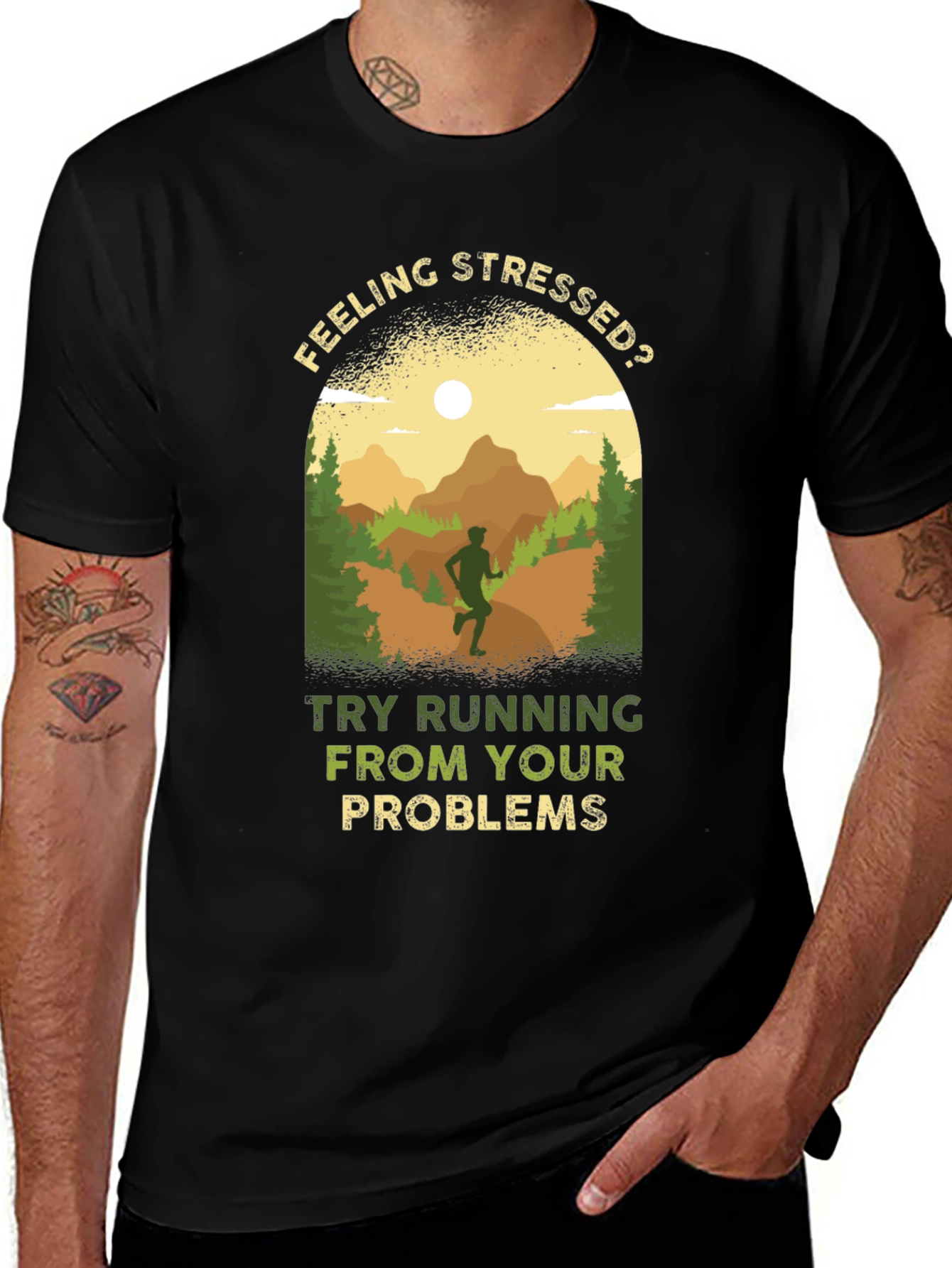 Feeling Stressed? Running T-Shirt