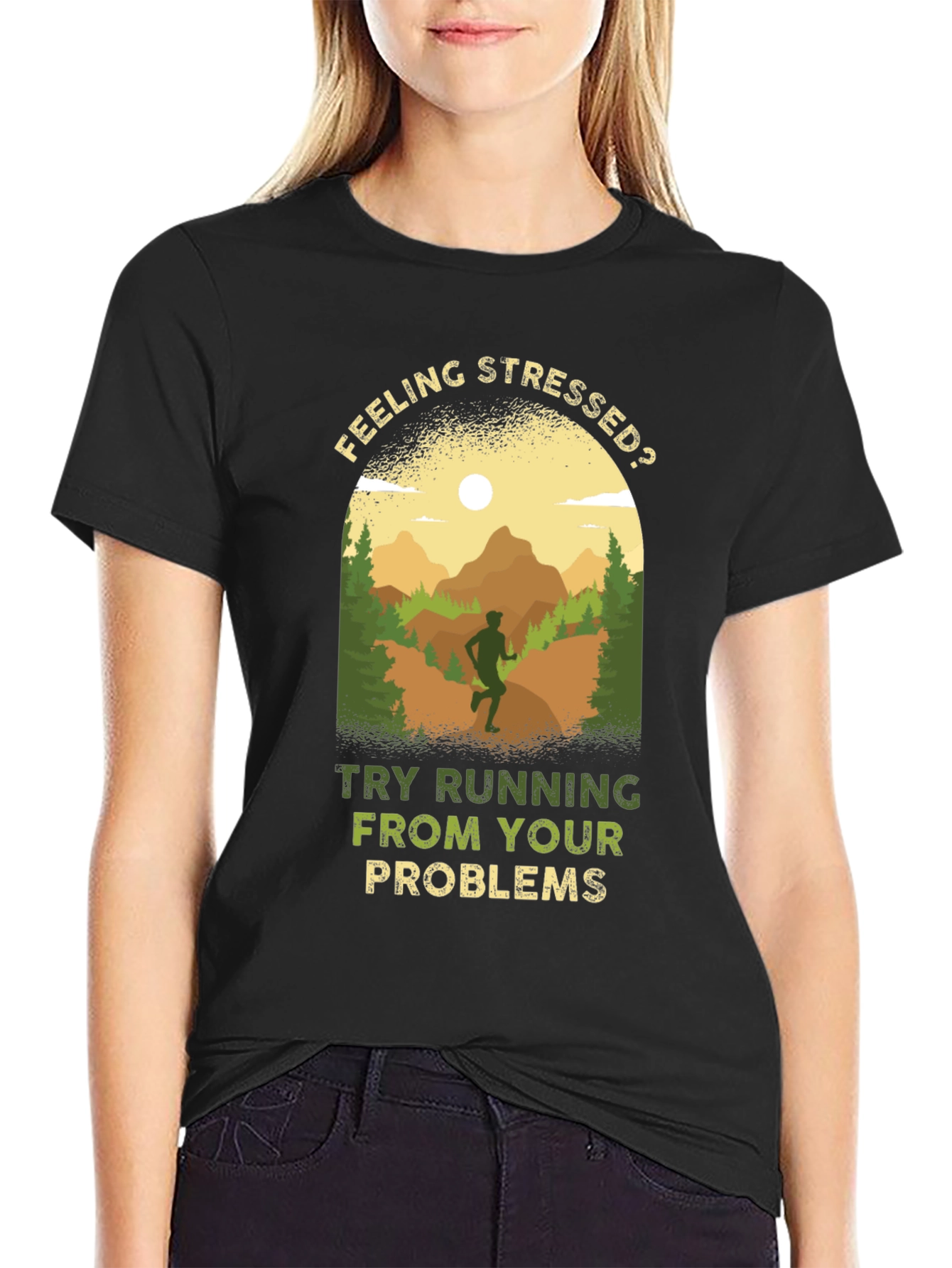 Feeling Stressed? Running T-Shirt
