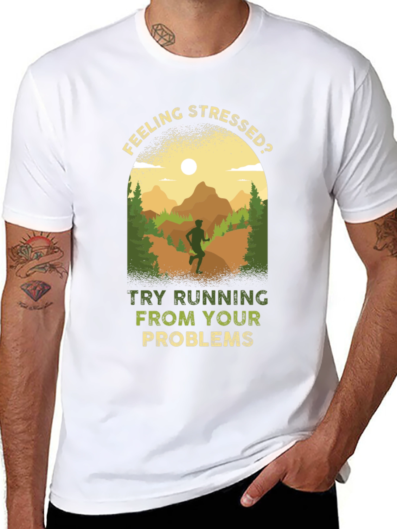 Feeling Stressed? Running T-Shirt