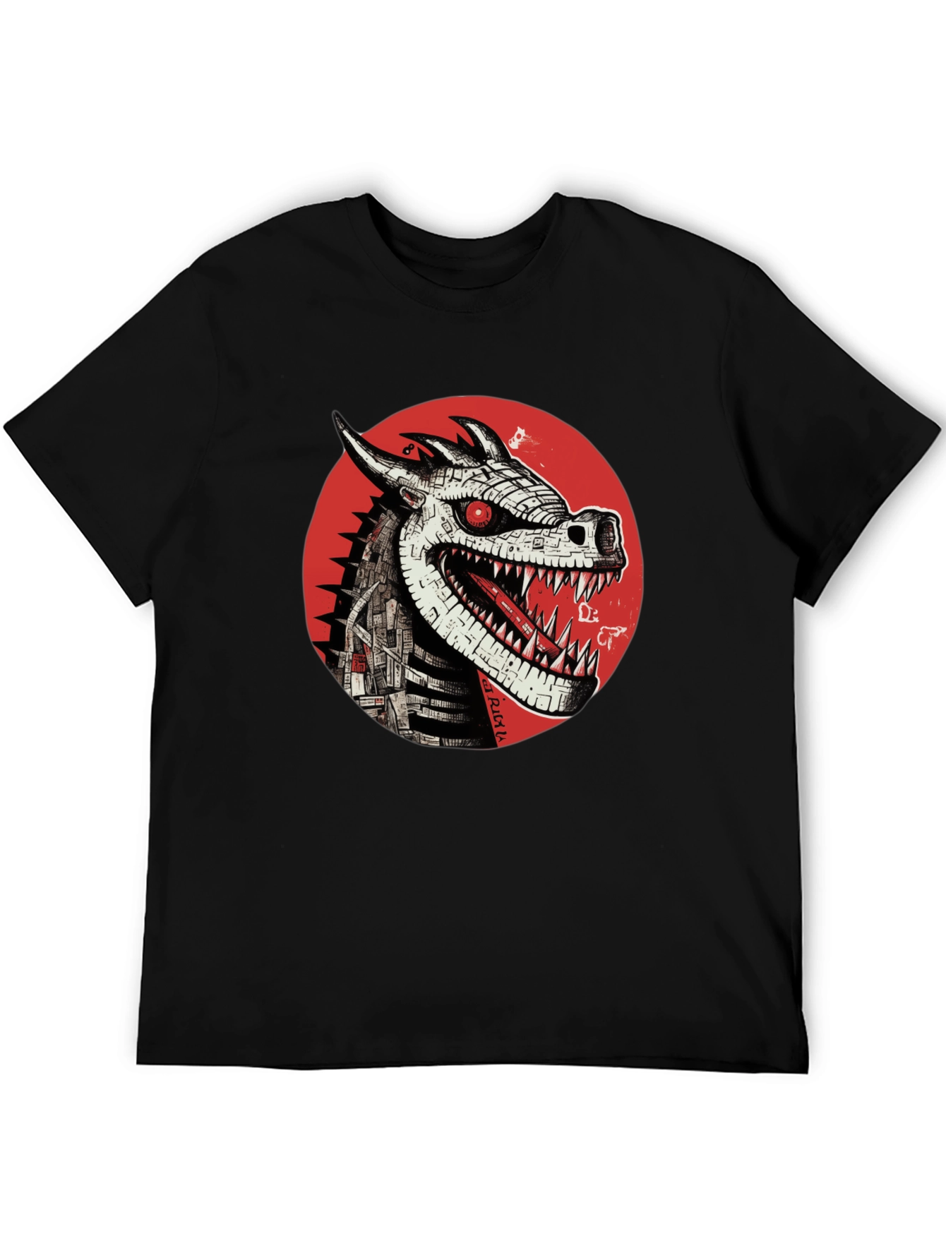 Dragon Graphic Tee - Black T-Shirt