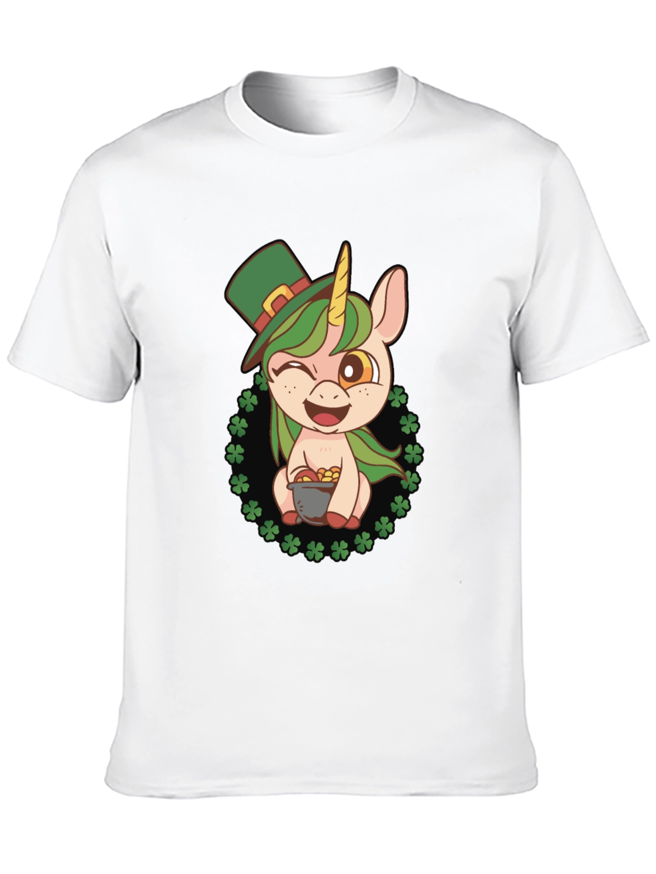 Lucky Unicorn St. Patricks Day T-Shirt