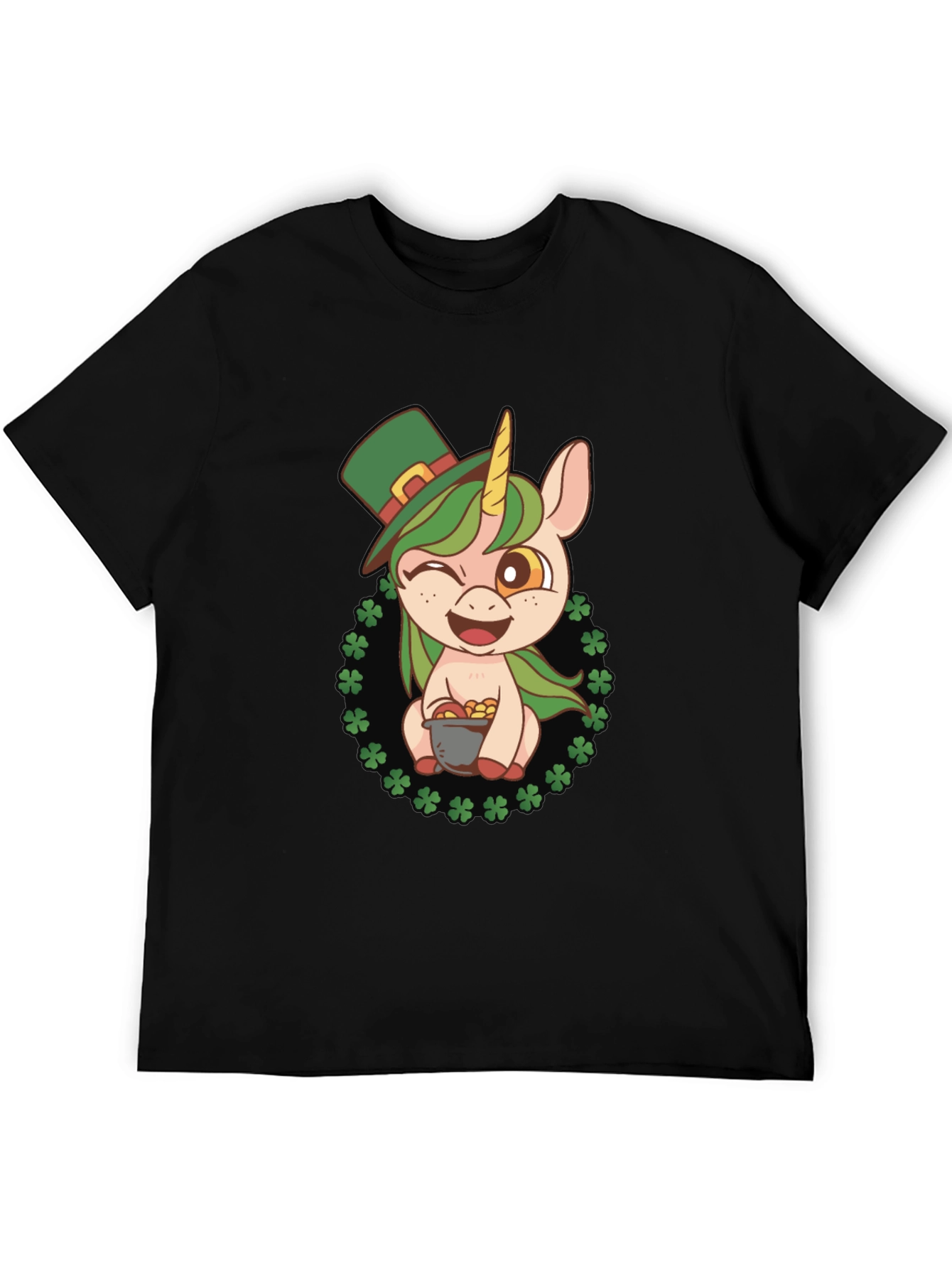 Lucky Unicorn St. Patricks Day T-Shirt