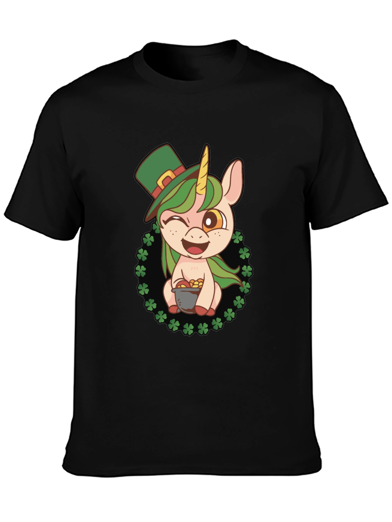 Lucky Unicorn St. Patricks Day T-Shirt