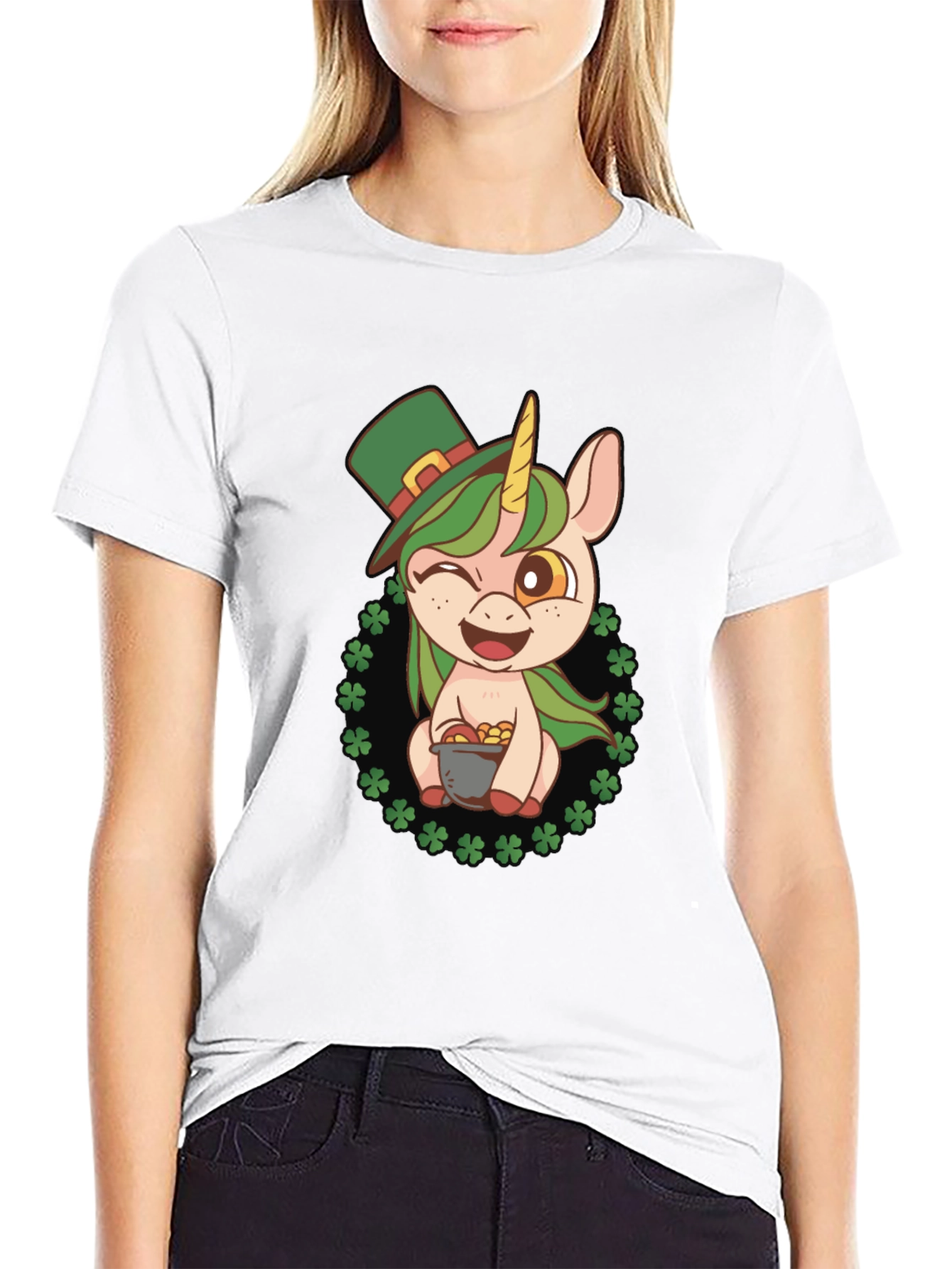 Lucky Unicorn St. Patricks Day T-Shirt