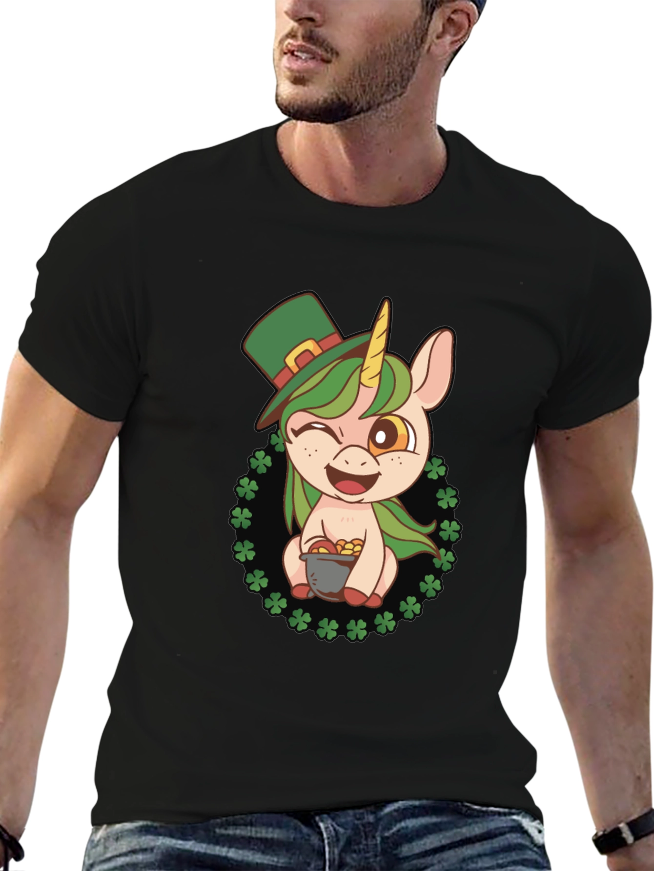 Lucky Unicorn St. Patricks Day T-Shirt