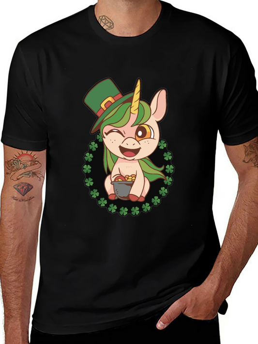 Lucky Unicorn St. Patricks Day T-Shirt