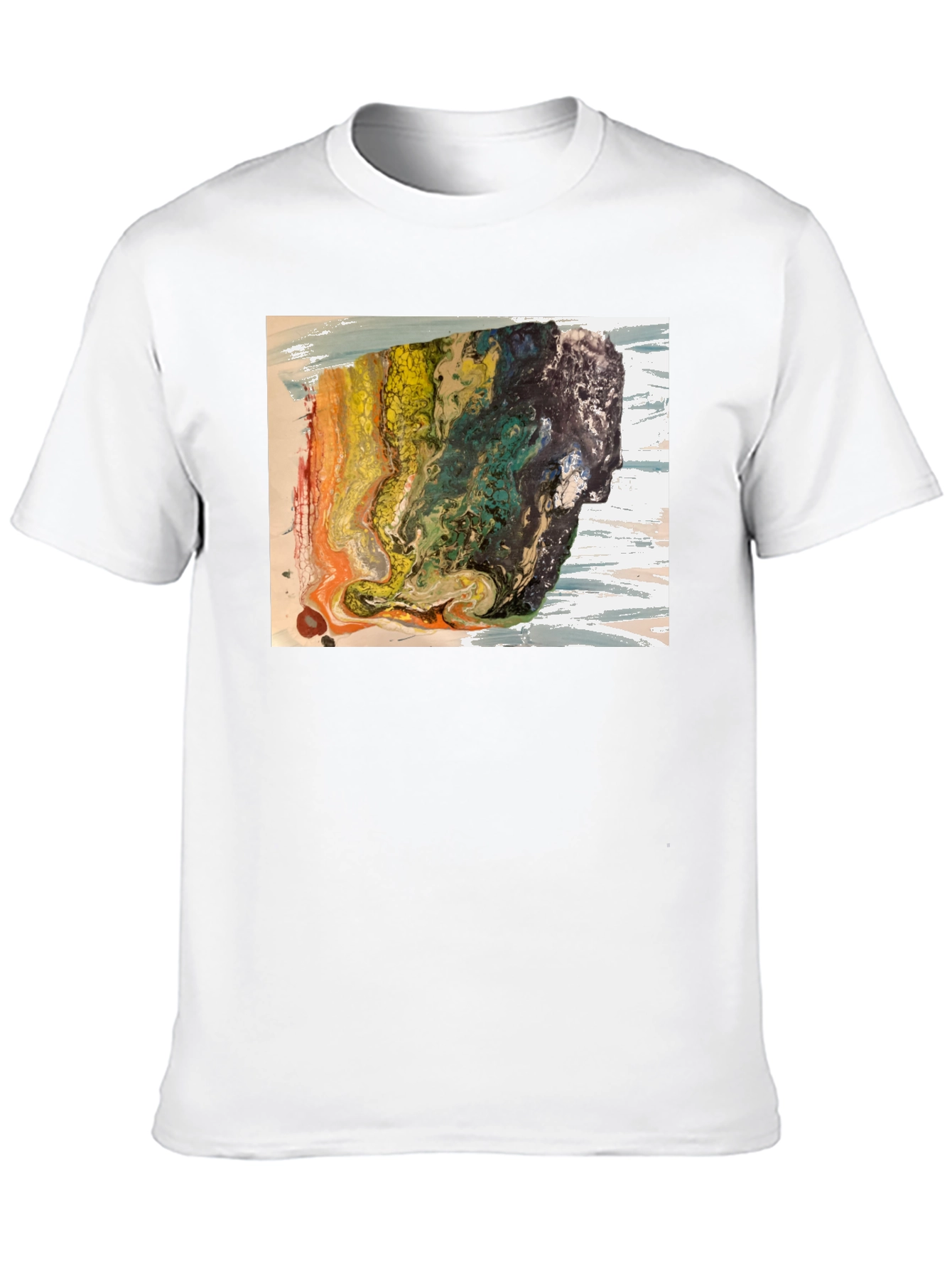 Abstract Art Graphic T-Shirt - Modern Style