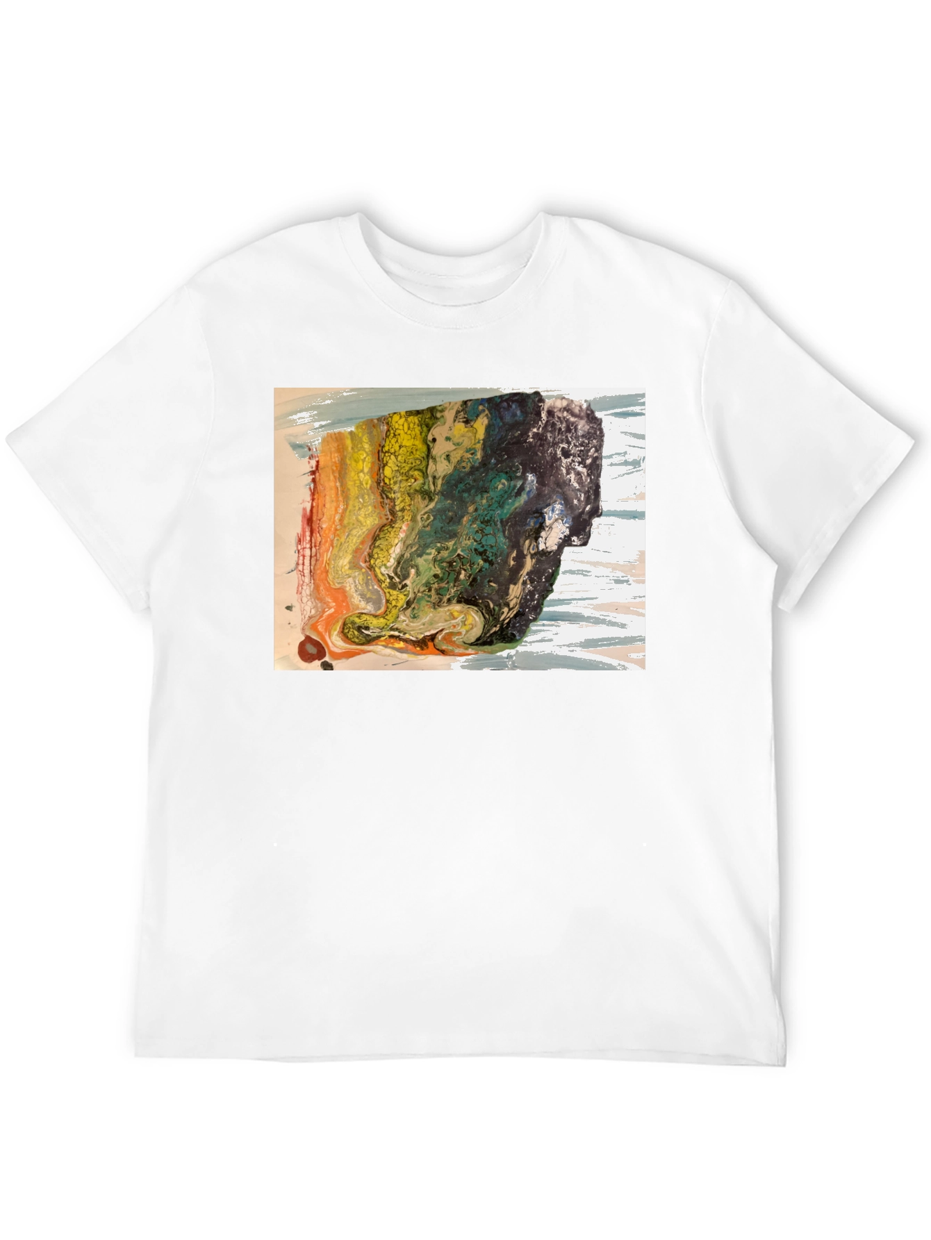 Abstract Art Graphic T-Shirt - Modern Style