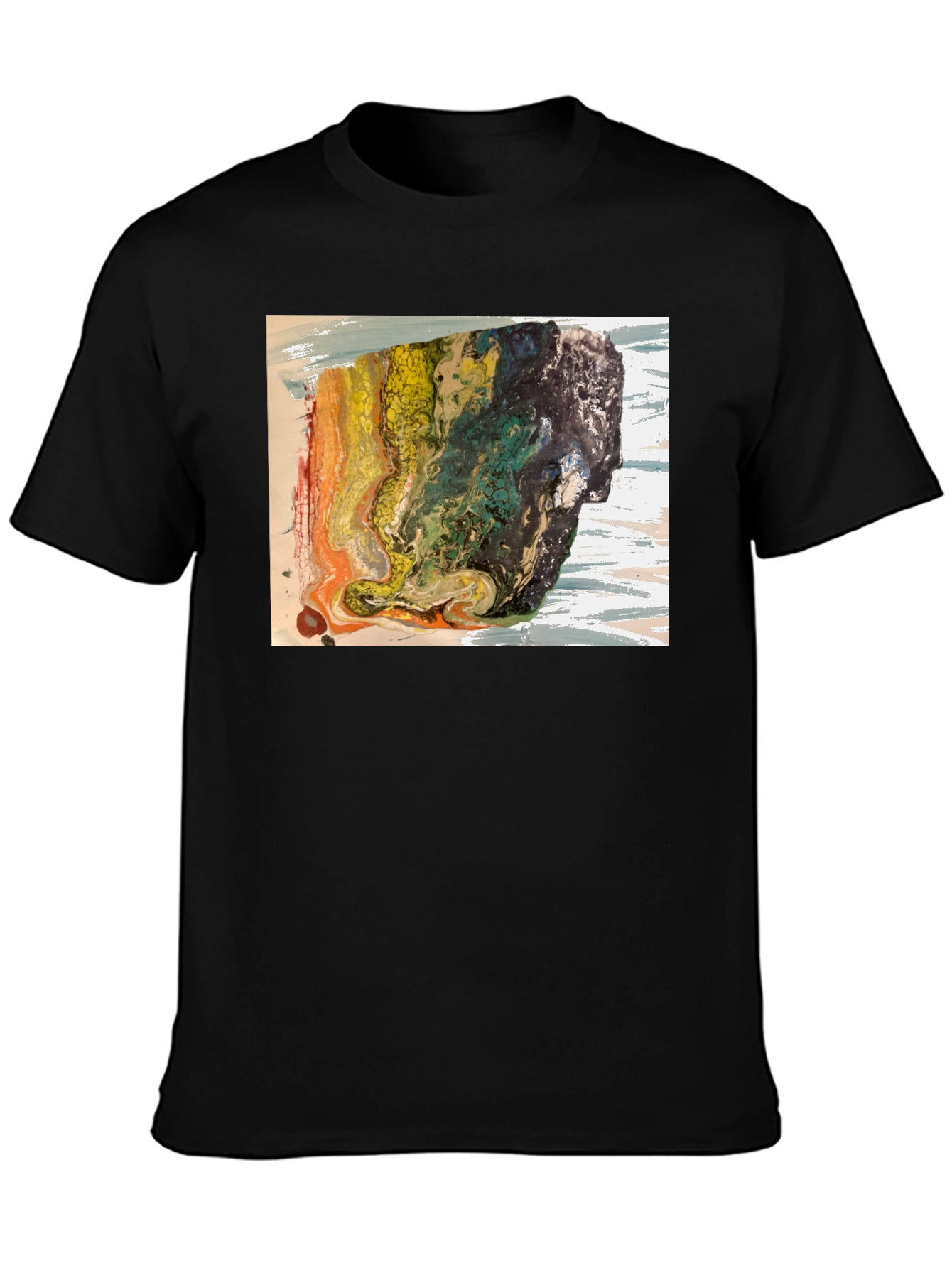 Abstract Art Graphic T-Shirt - Modern Style
