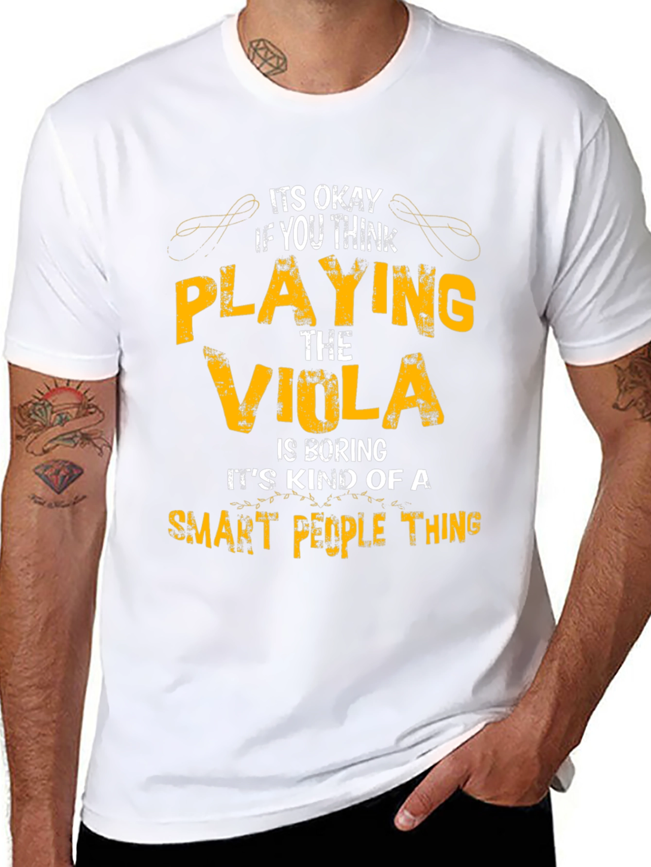 Funny Viola Player T-Shirt - Smart People Thing