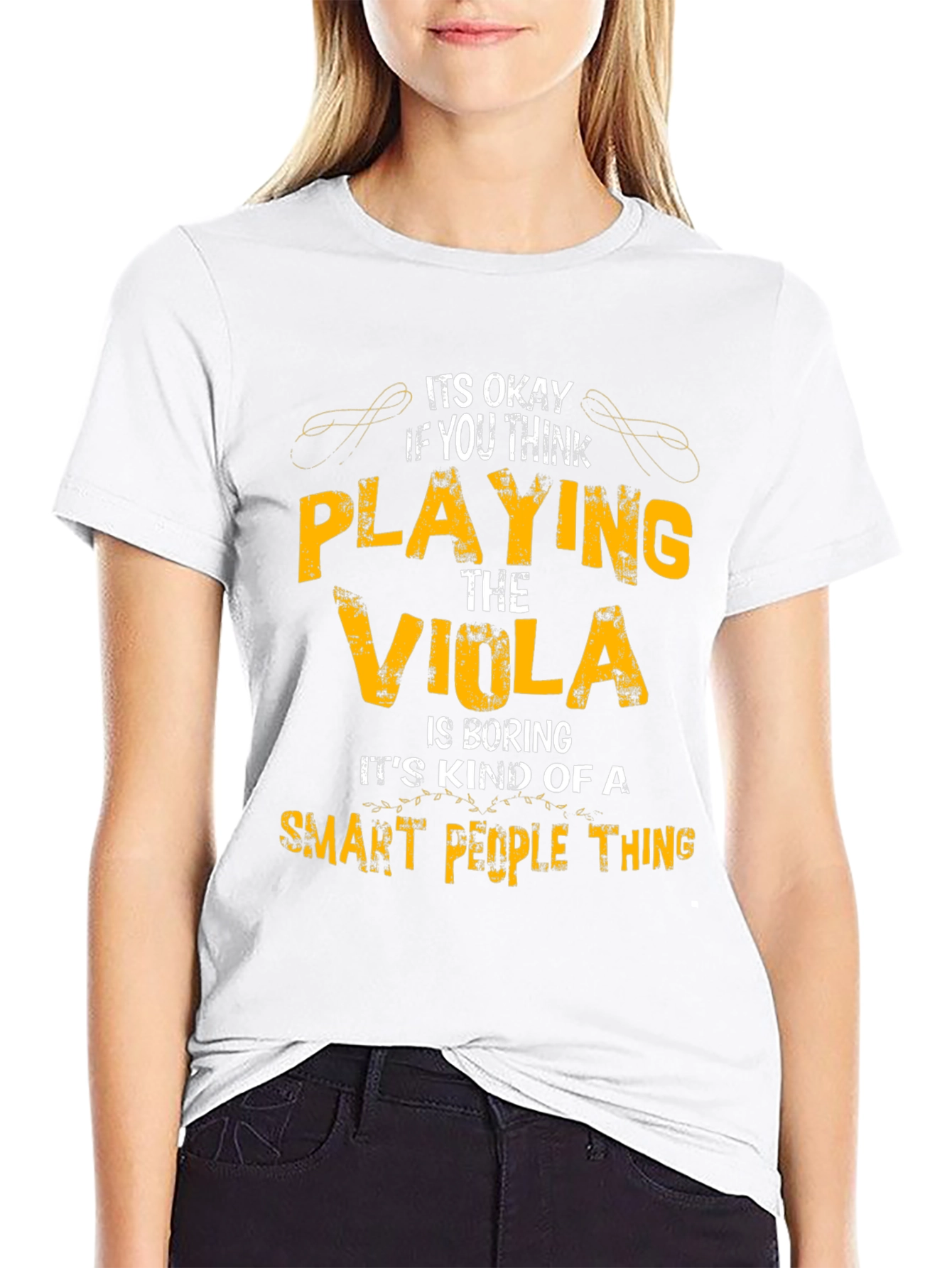 Funny Viola Player T-Shirt - Smart People Thing