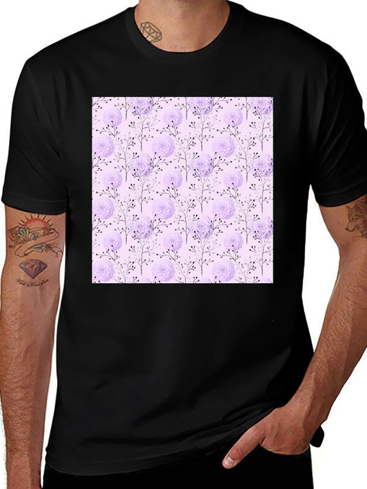 Floral Patterned T-Shirt - Trendy & Stylish