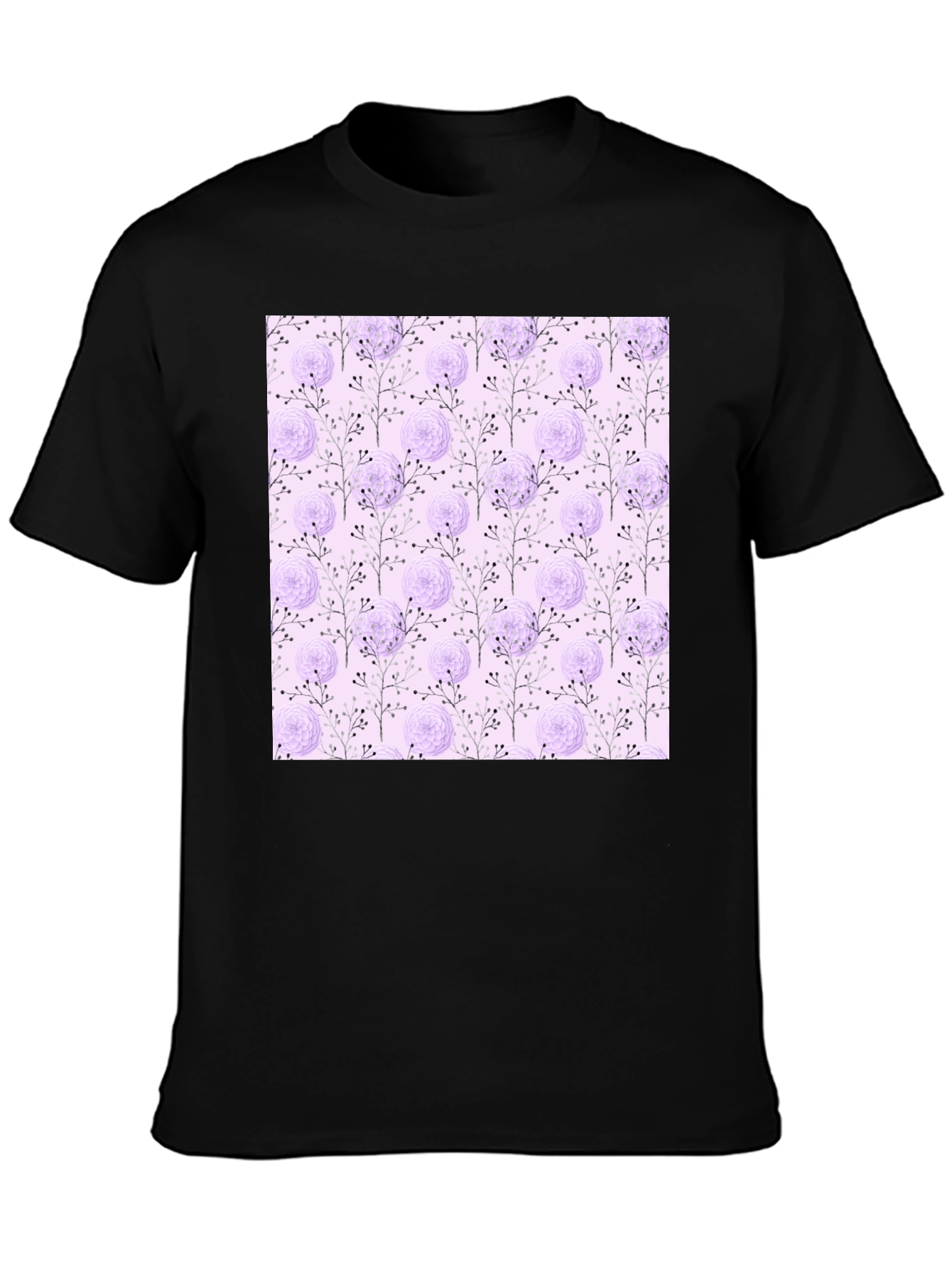 Floral Patterned T-Shirt - Trendy & Stylish