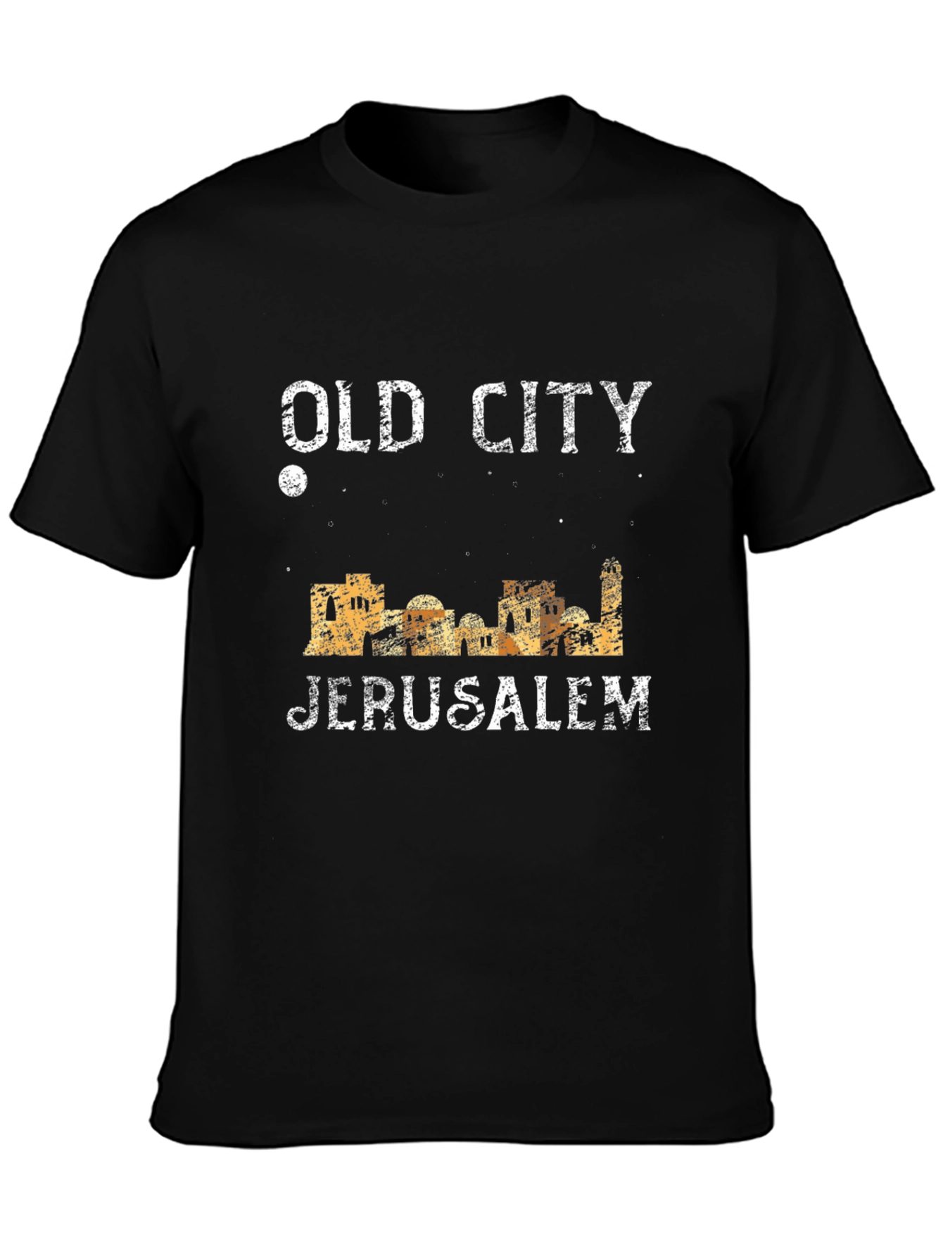 Old City Jerusalem Black Graphic Tee