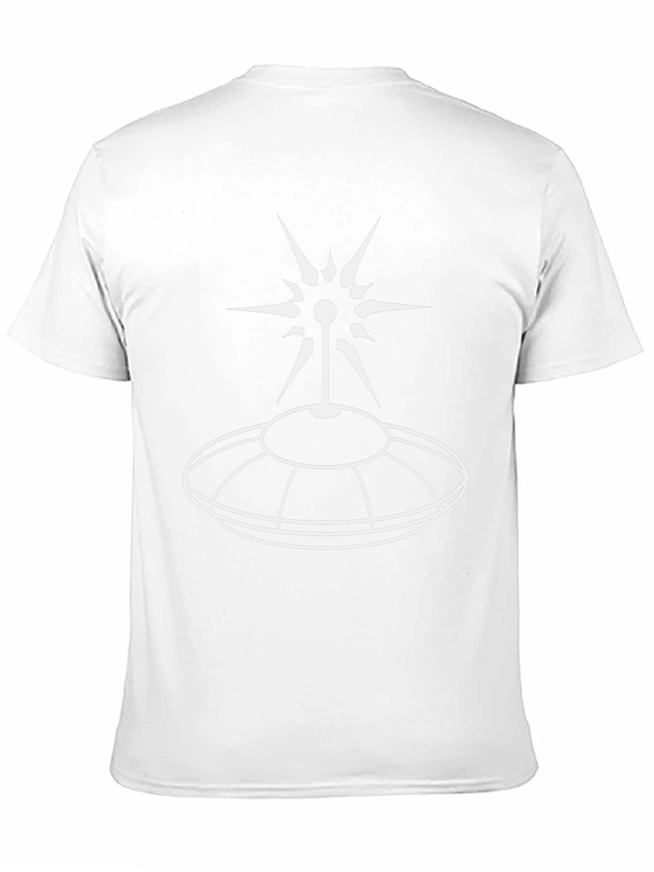 UFO Abduction T-Shirt - Black Cotton Graphic Tee