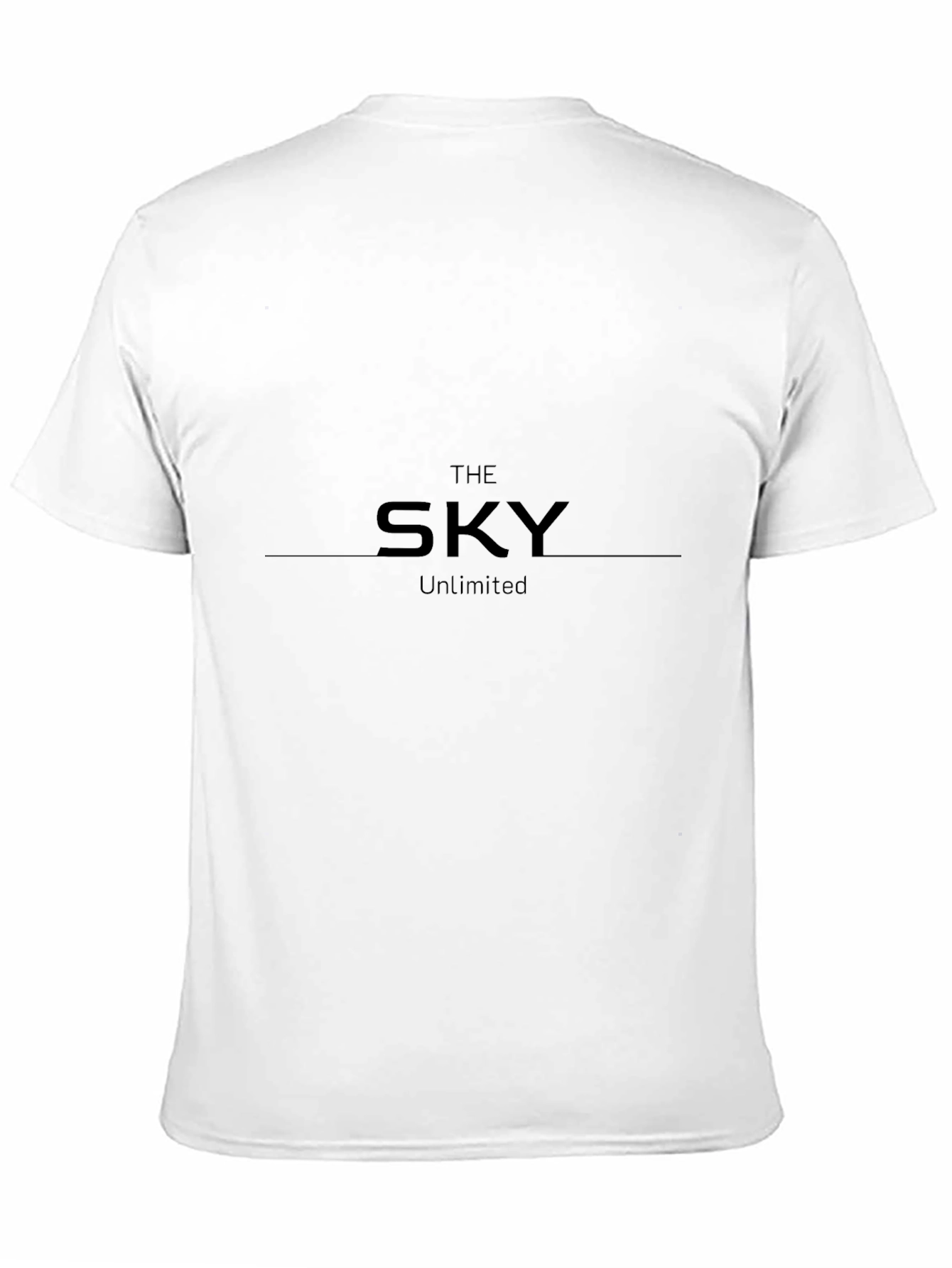 The Sky Unlimited Black Graphic Tee