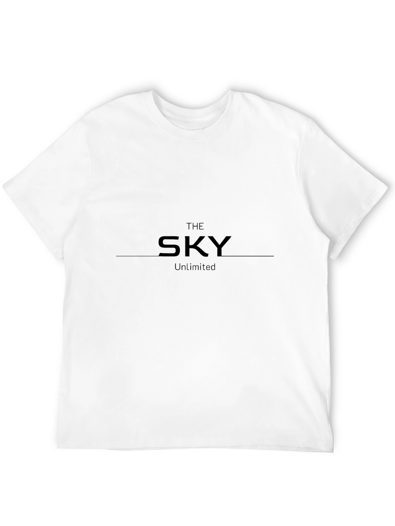 The Sky Unlimited Black Graphic Tee