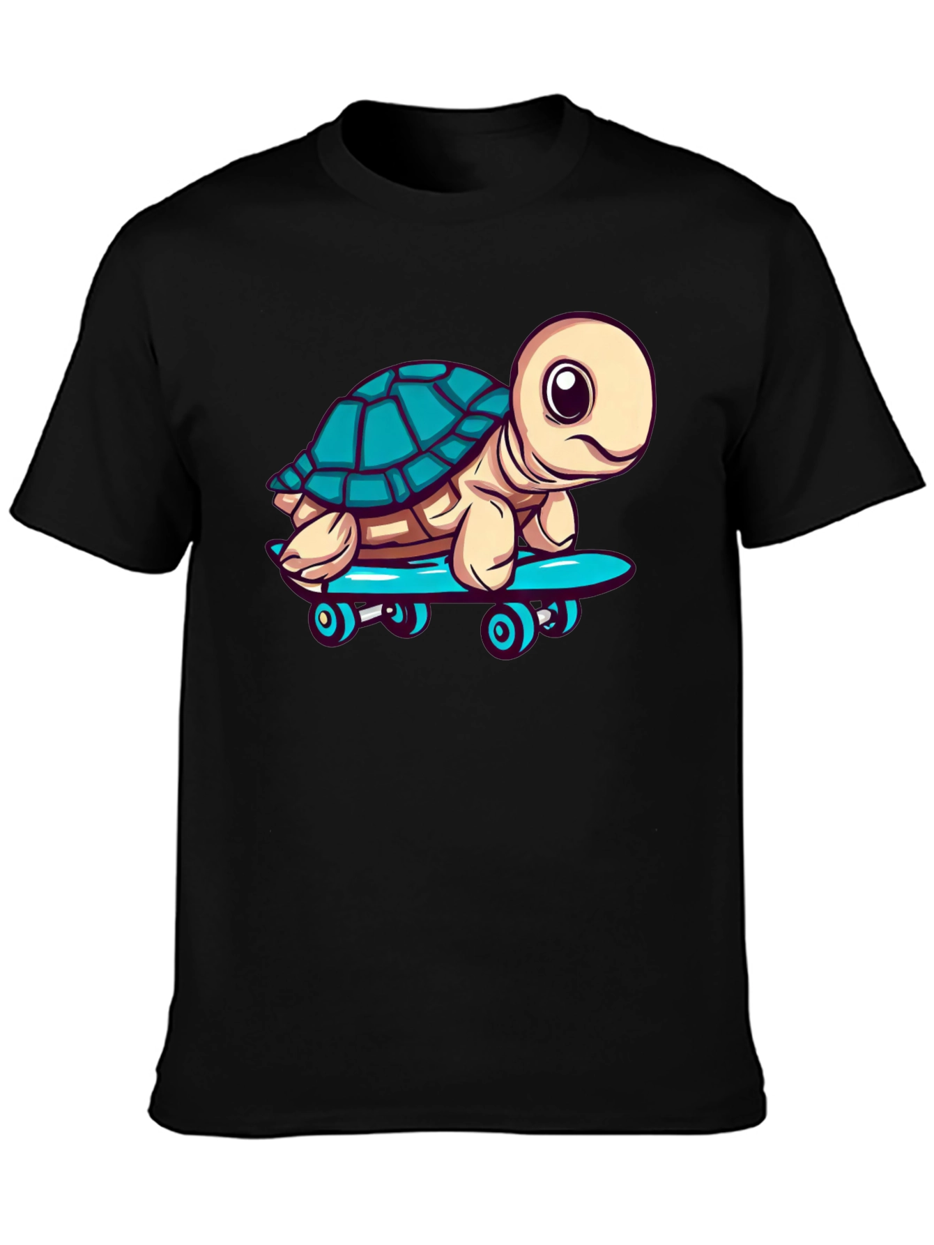 Turtle Skateboard Graphic T-Shirt