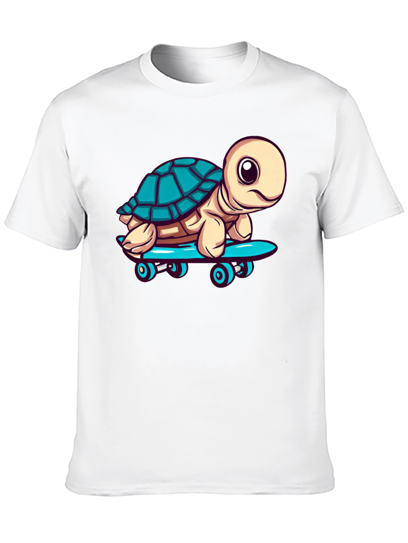 Turtle Skateboard Graphic T-Shirt