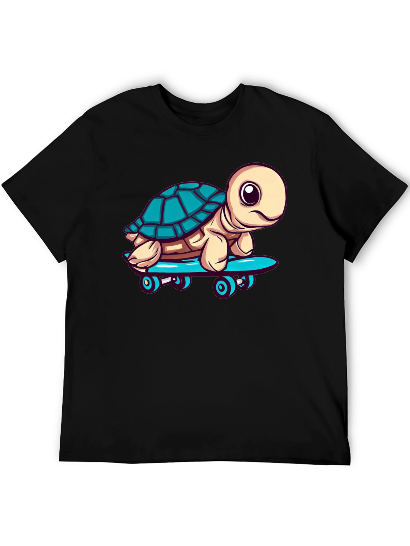 Turtle Skateboard Graphic T-Shirt